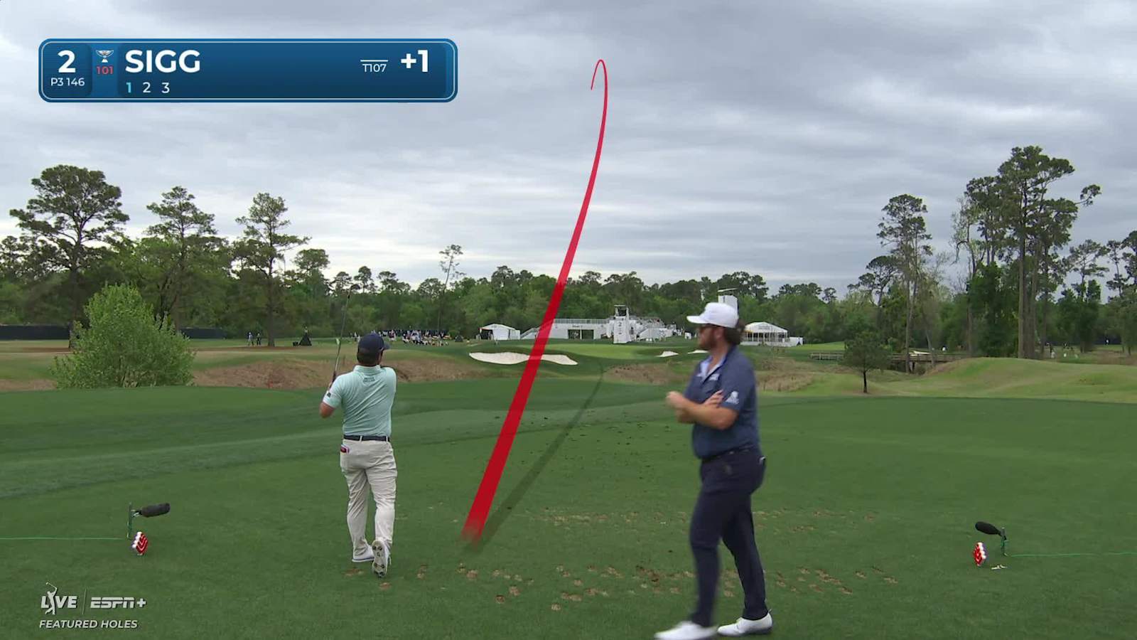 Greyson Sigg uses the slope to set up birdie at Houston Open