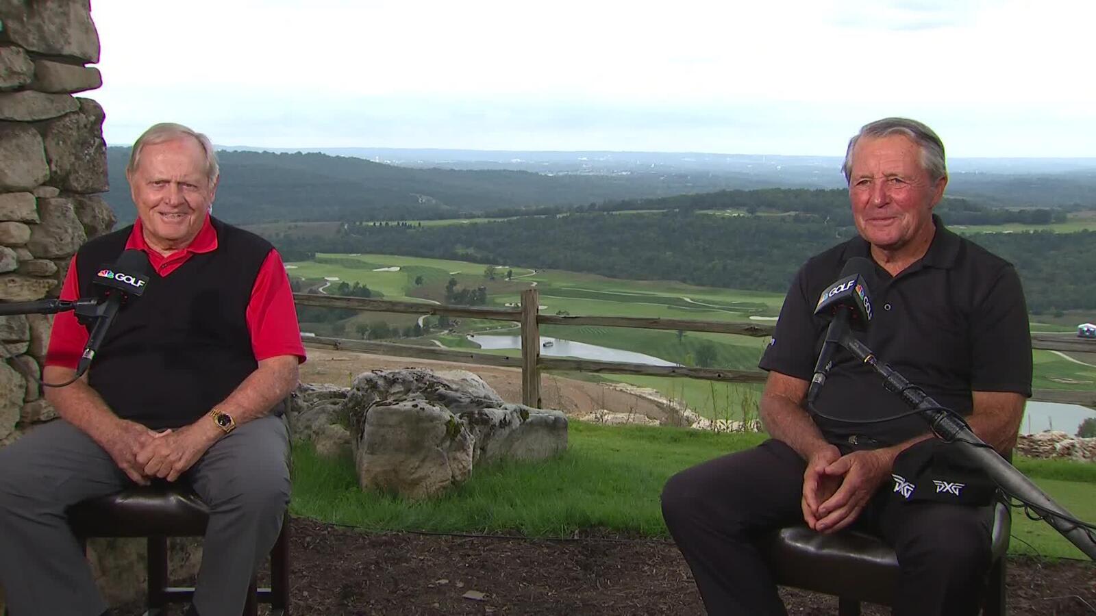 Jack Nicklaus and Gary Player interview at Payne's Valley Cup