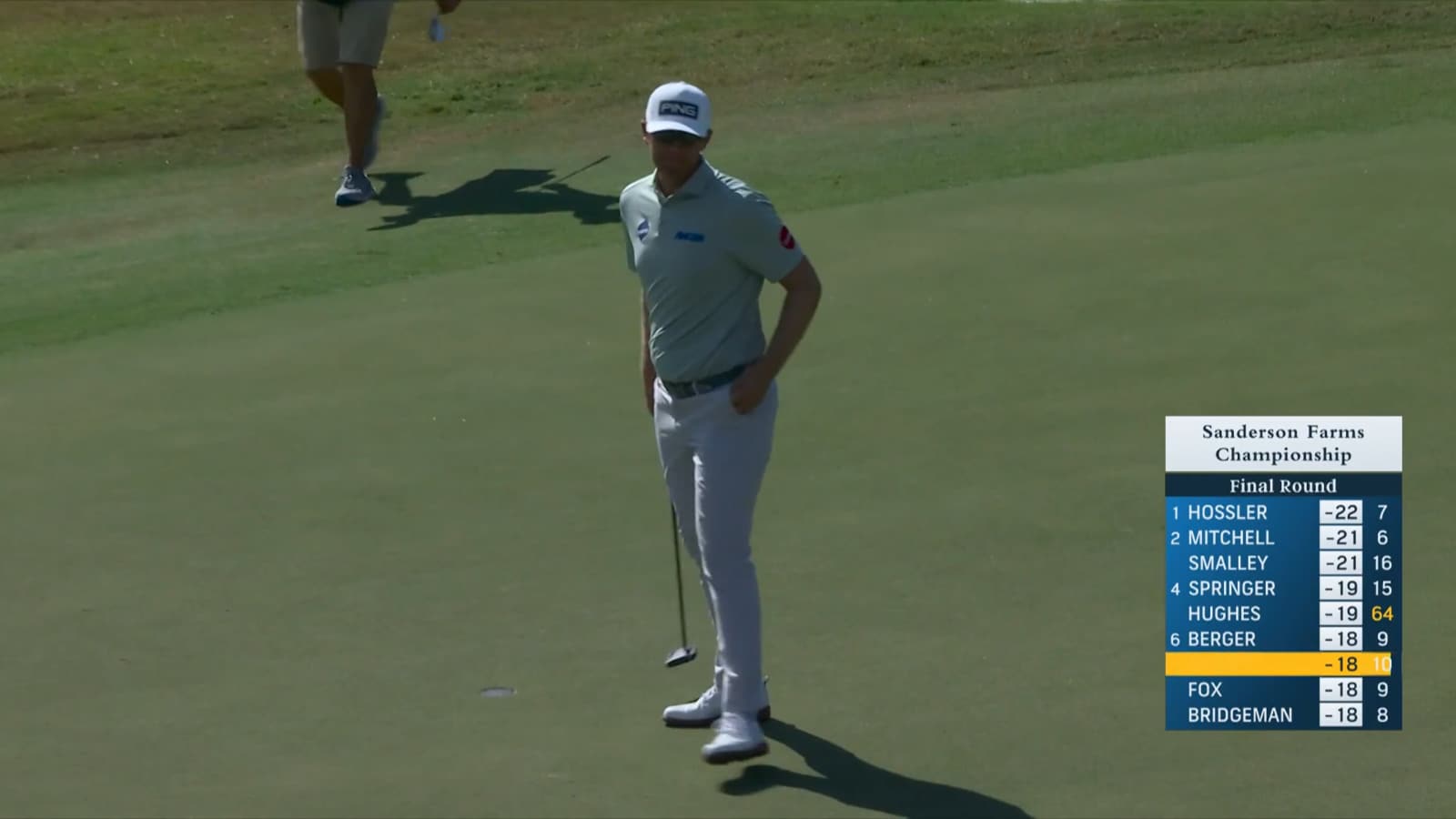 Seamus Power makes birdie putt at Sanderson Farms