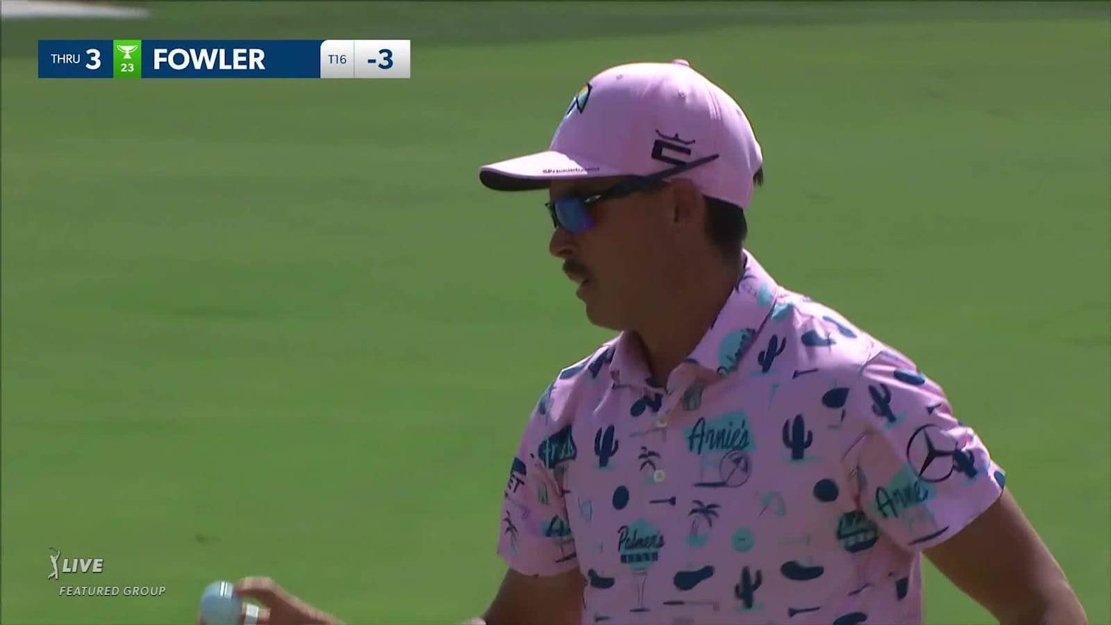 Rickie Fowler spins wedge to 5 feet and birdies at Arnold Palmer