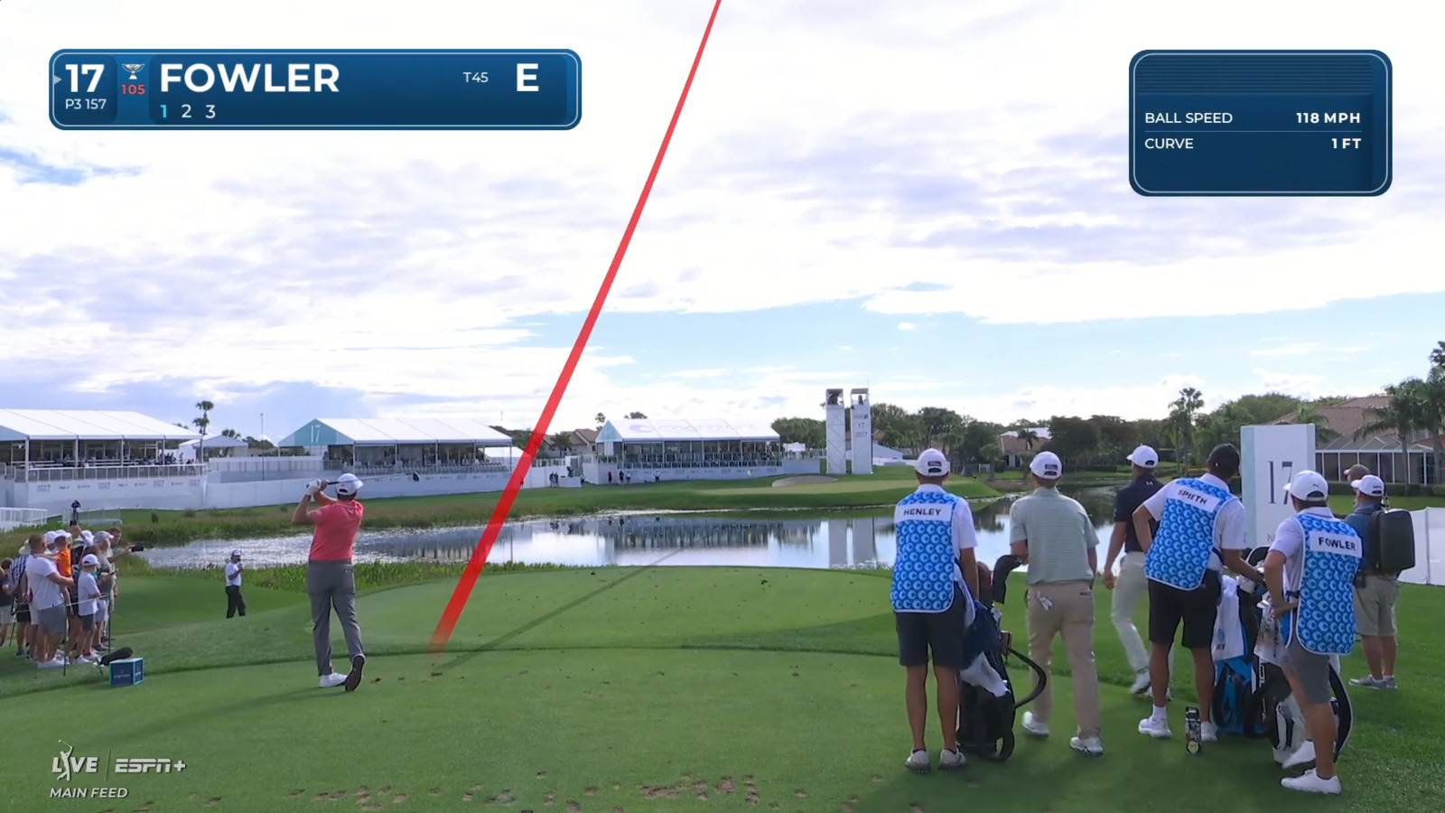 Rickie Fowler's stellar tee shot sets up birdie at Cognizant Classic