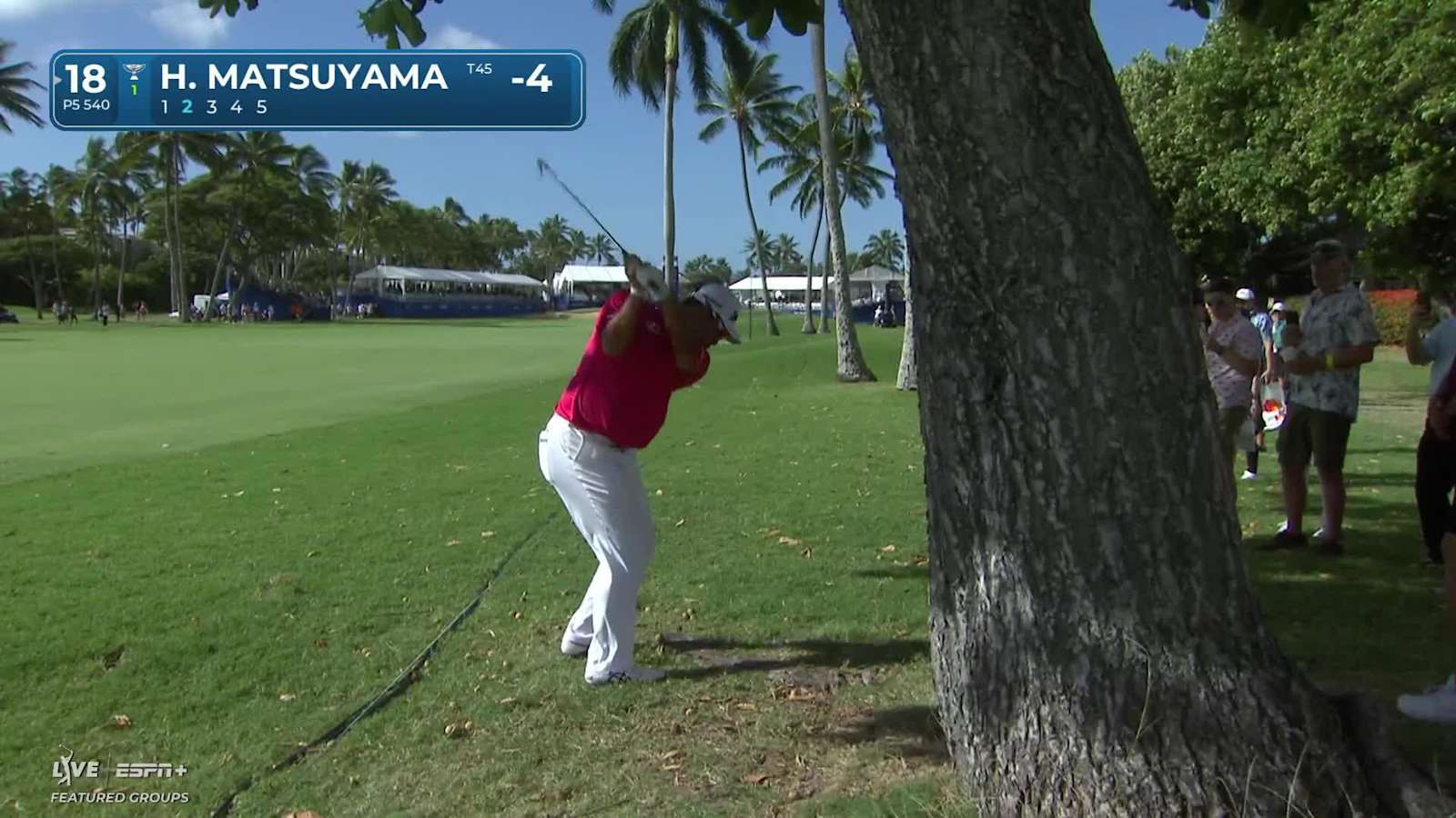 Hideki Matsuyama makes birdie on No. 18 at Sony Open