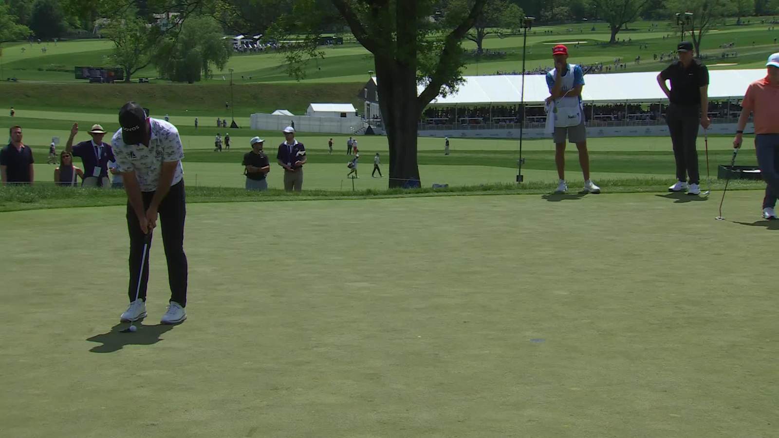 Denny McCarthy makes birdie on No. 1 at Truist Championship