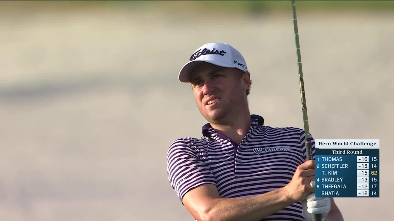 Justin Thomas sticks wedge tight to set up birdie at Hero World Challenge
