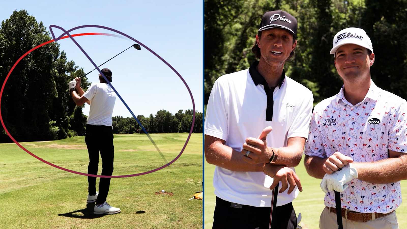 Grant Horvat takes on Korn Ferry Tour pro Andrew Kozan in shot-shaping challenge 