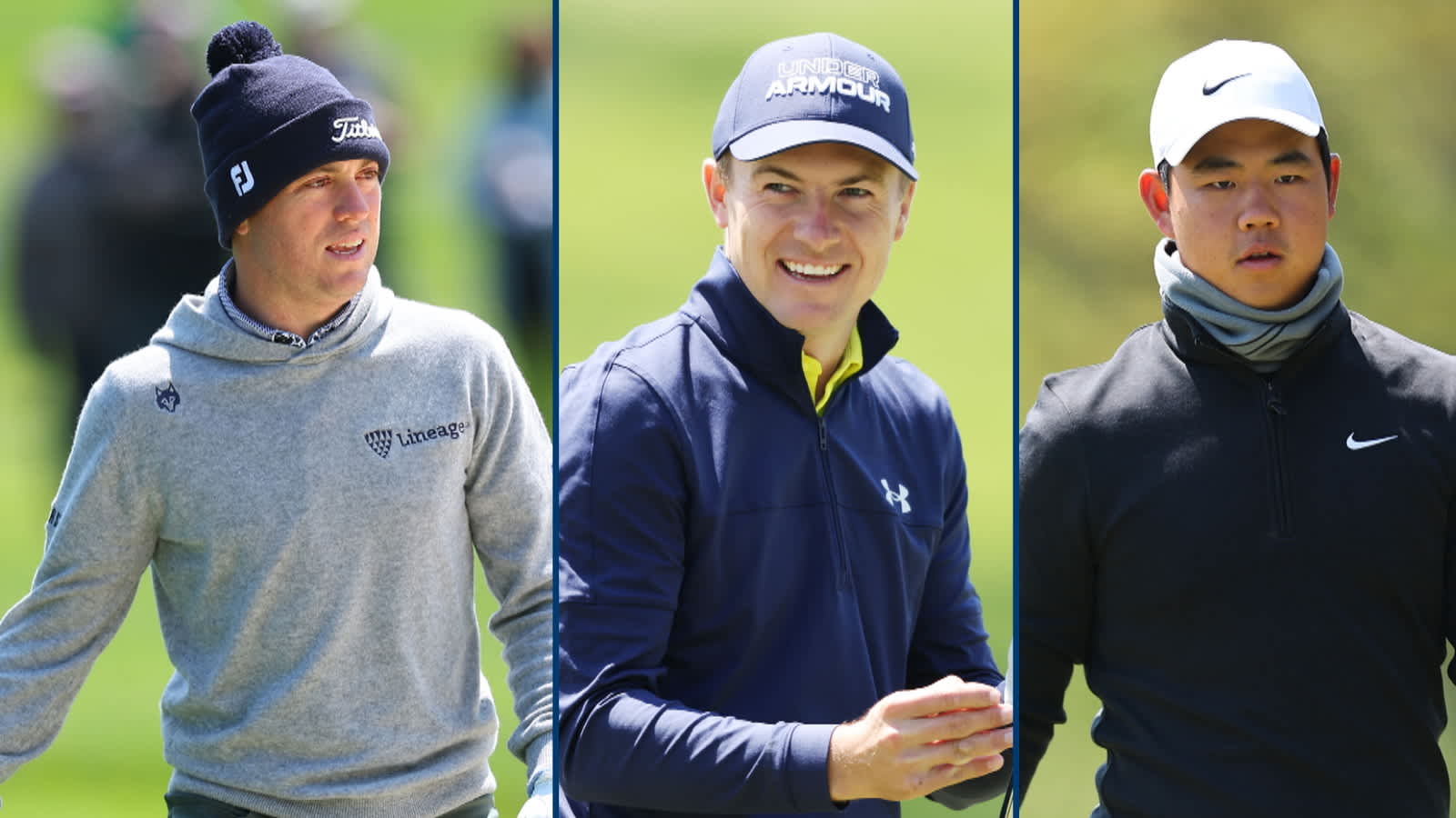 Practice round with Jordan Spieth, Justin Thomas and Tom Kim at PGA Championship