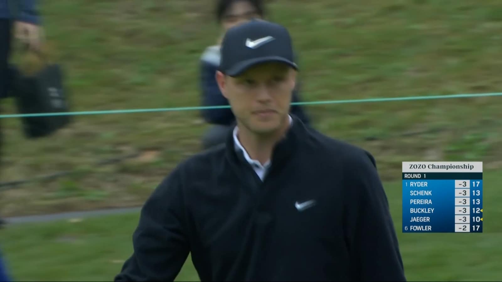 Cam Davis gets approach to roll in close leading to birdie at ZOZO CHAMP