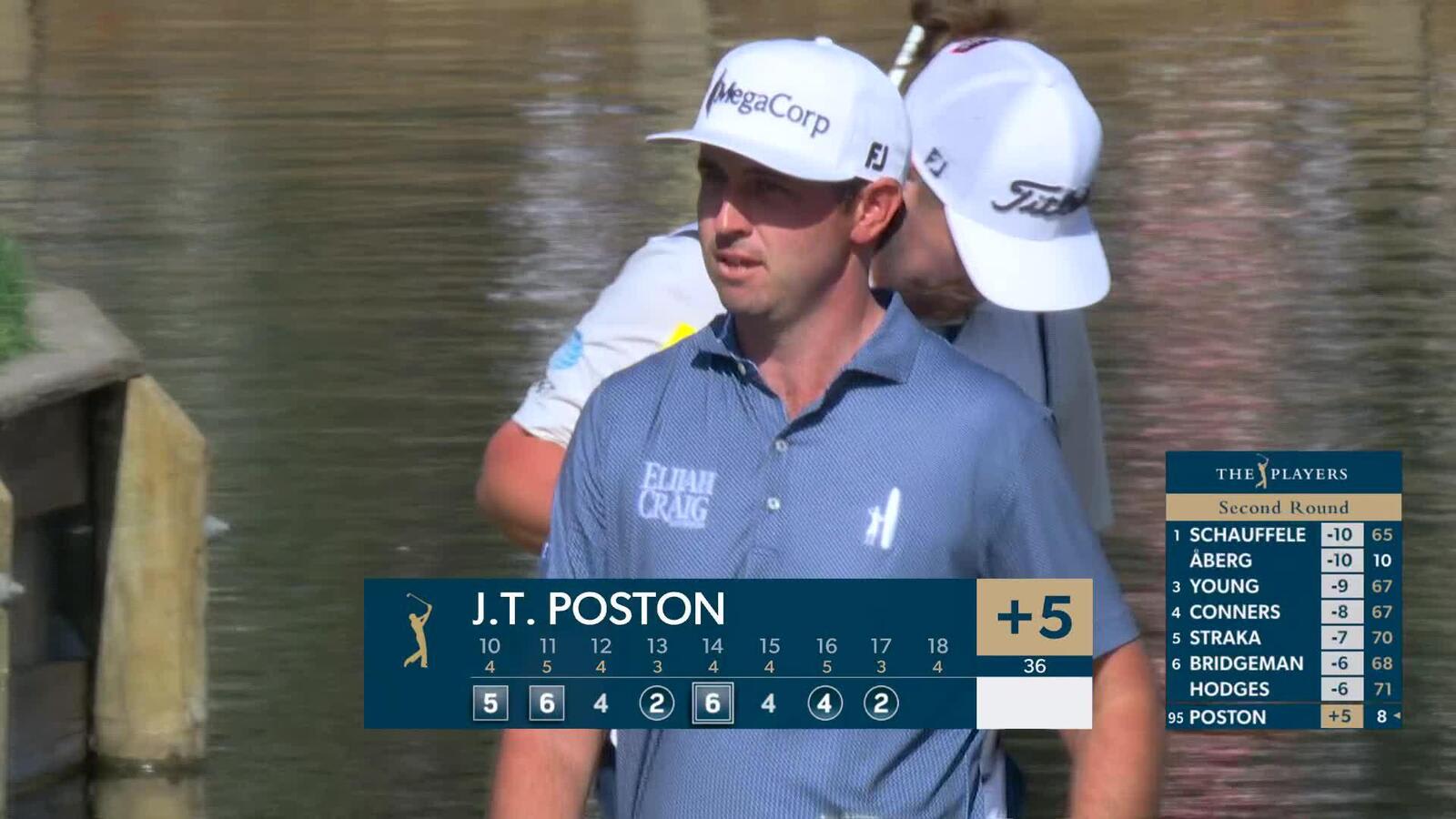 J.T. Poston hits 142-yard drive to 11 feet, sets up birdie on No. 17 at THE PLAYERS