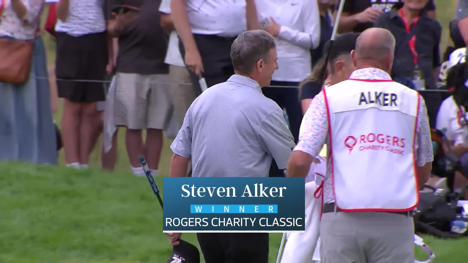 Steven Alker makes birdie on No. 18 at Rogers Charity Classic