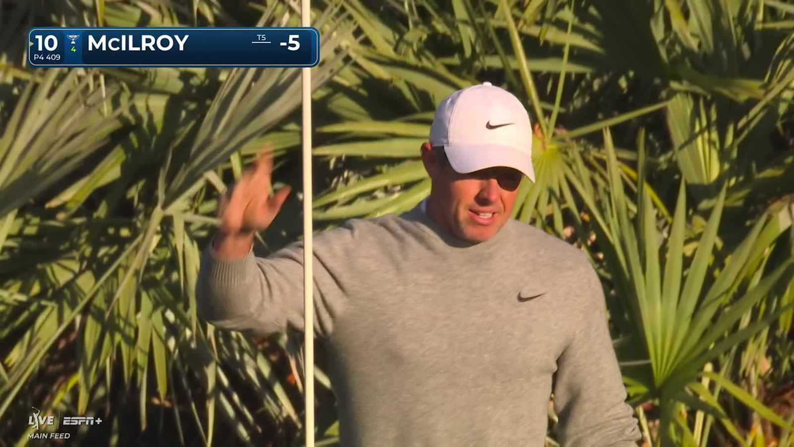 Rory McIlroy chips in for birdie at THE PLAYERS