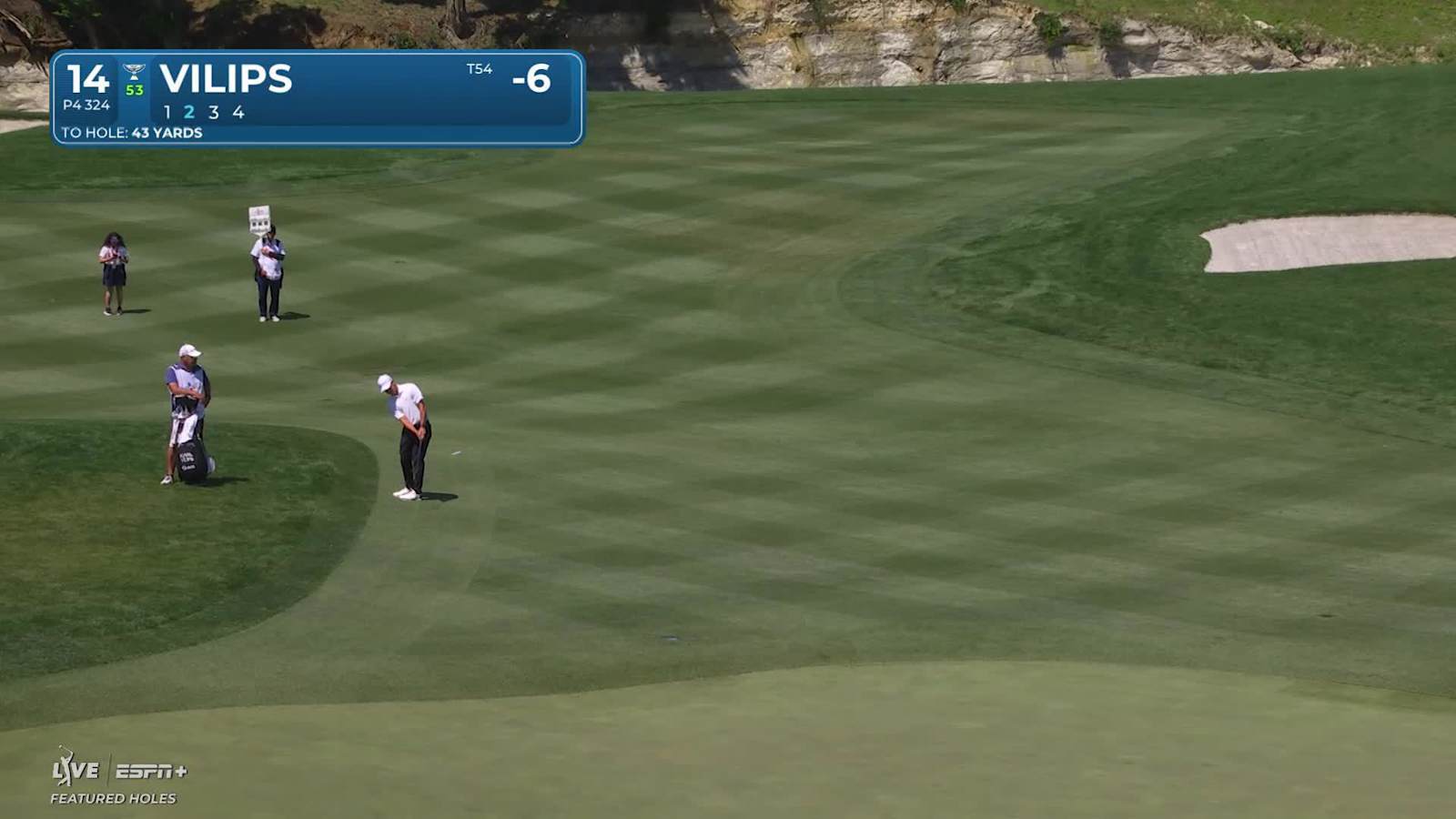 Karl Vilips makes birdie on No. 14 at THE CJ CUP