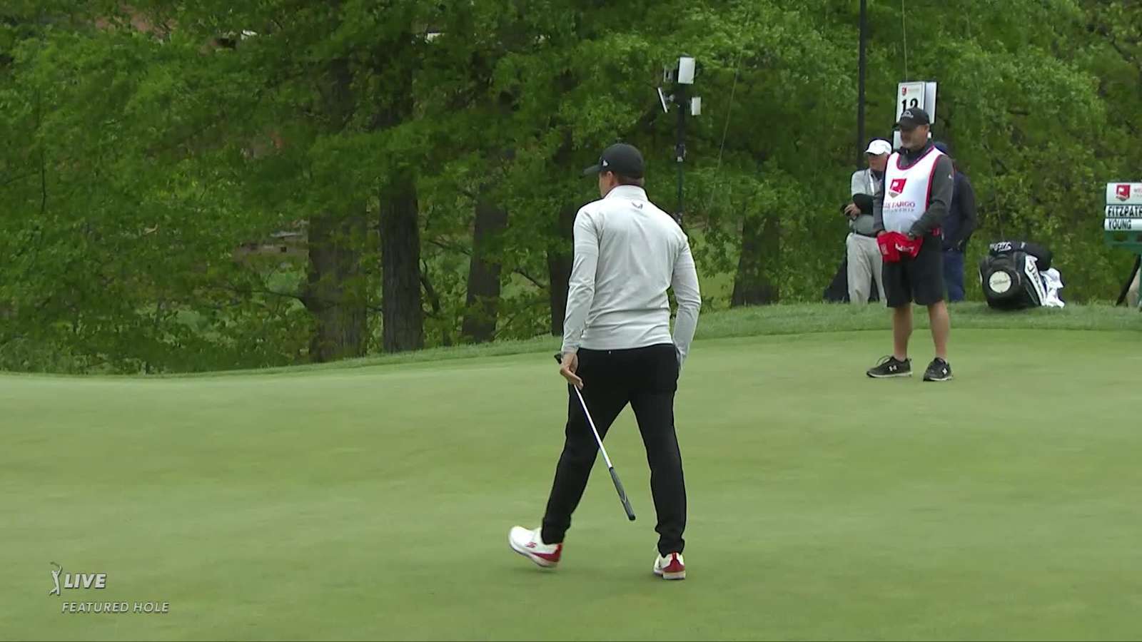 Matt Fitzpatrick's 42-foot birdie putt at Wells Fargo