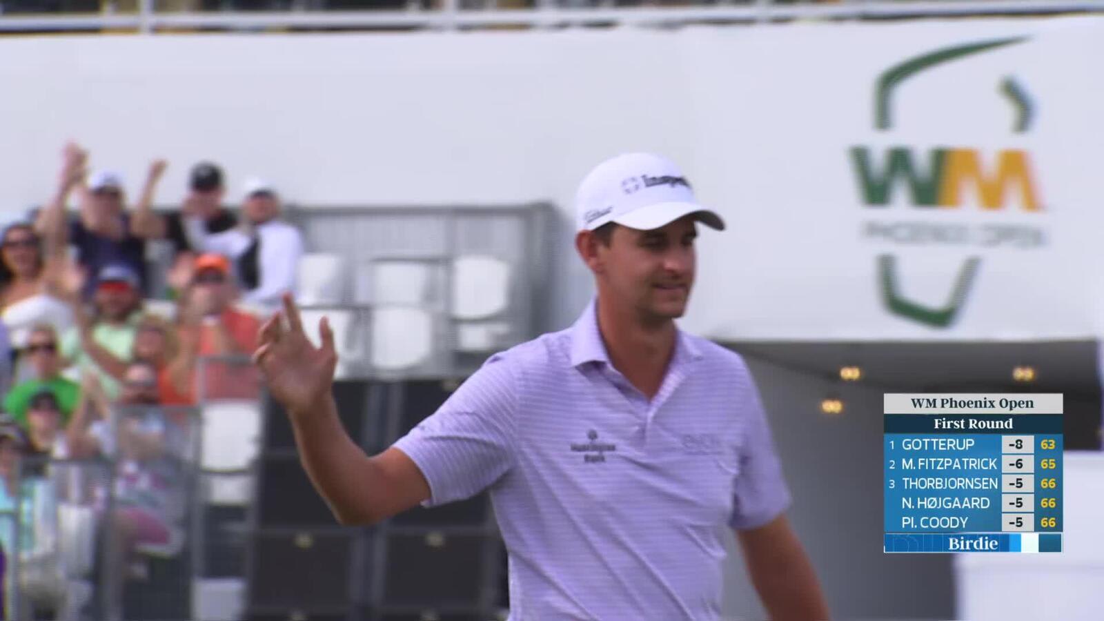 Mac Meissner sinks 19-foot birdie putt on No. 16 at WM Phoenix Open