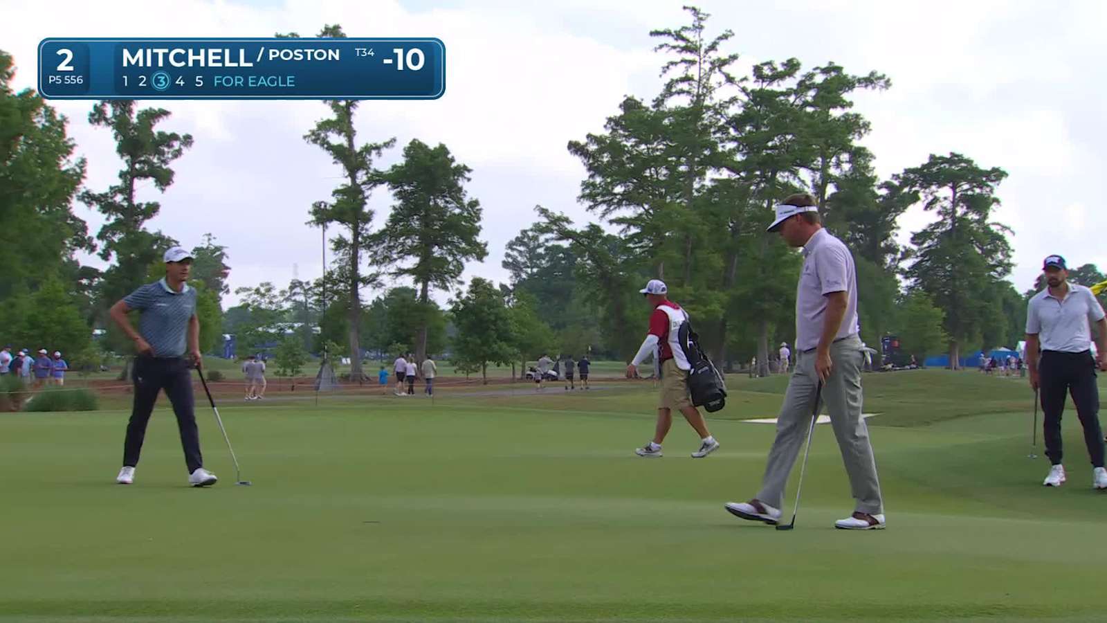 Keith Mitchell sinks eagle for Team Mitchell/Poston at Zurich Classic