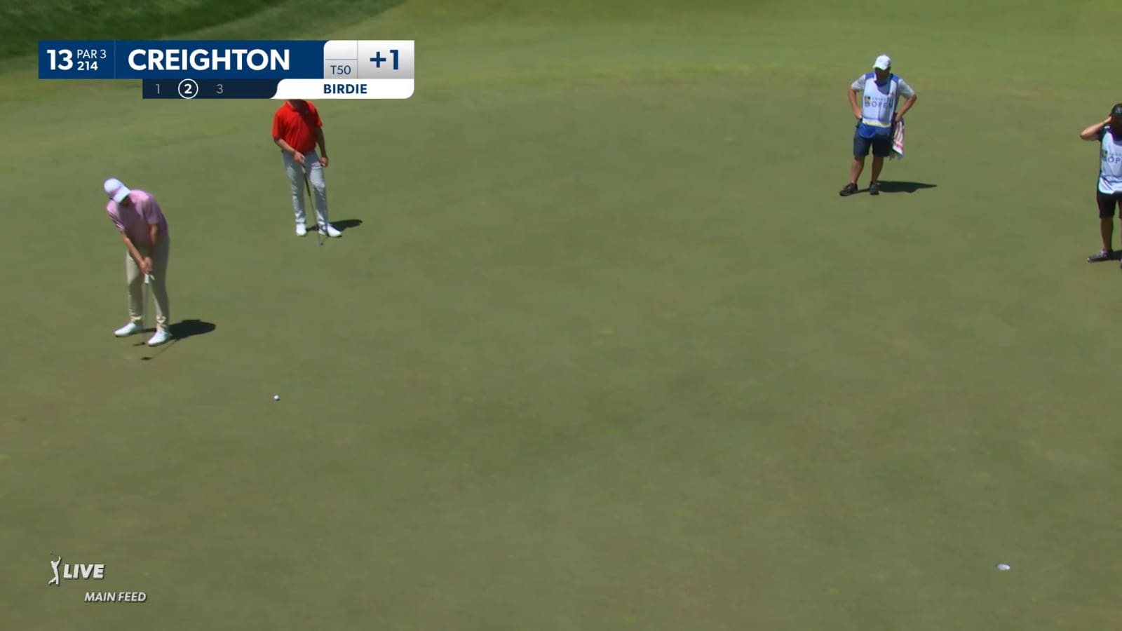 Myles Creighton sinks 30-footer for birdie at RBC Canadian
