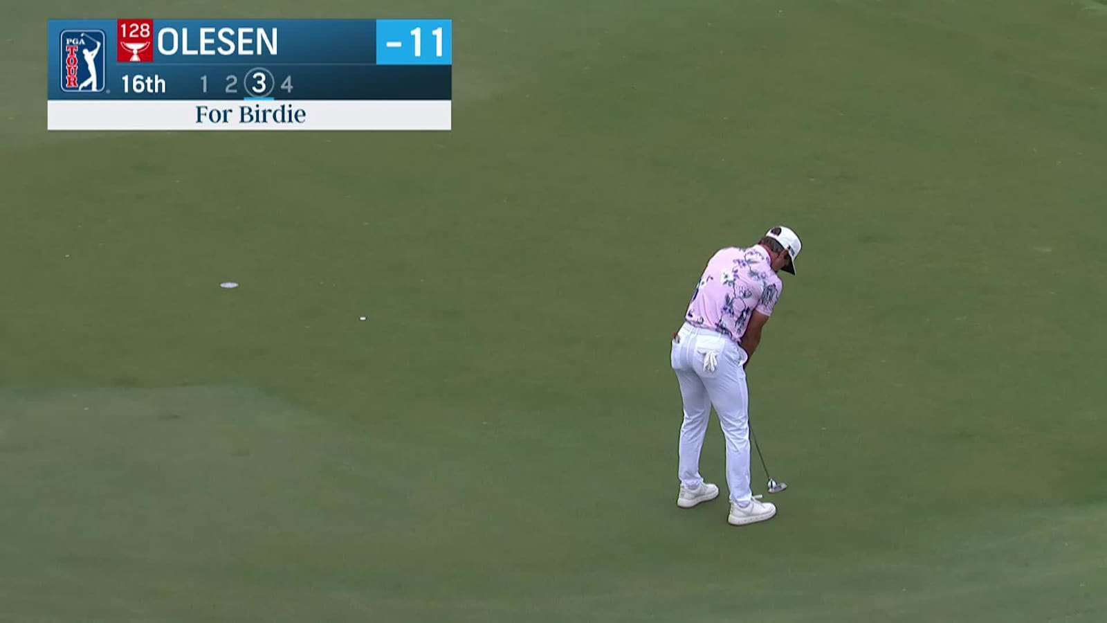 Thorbjørn Olesen makes birdie on No. 16 at ONEflight Myrtle
