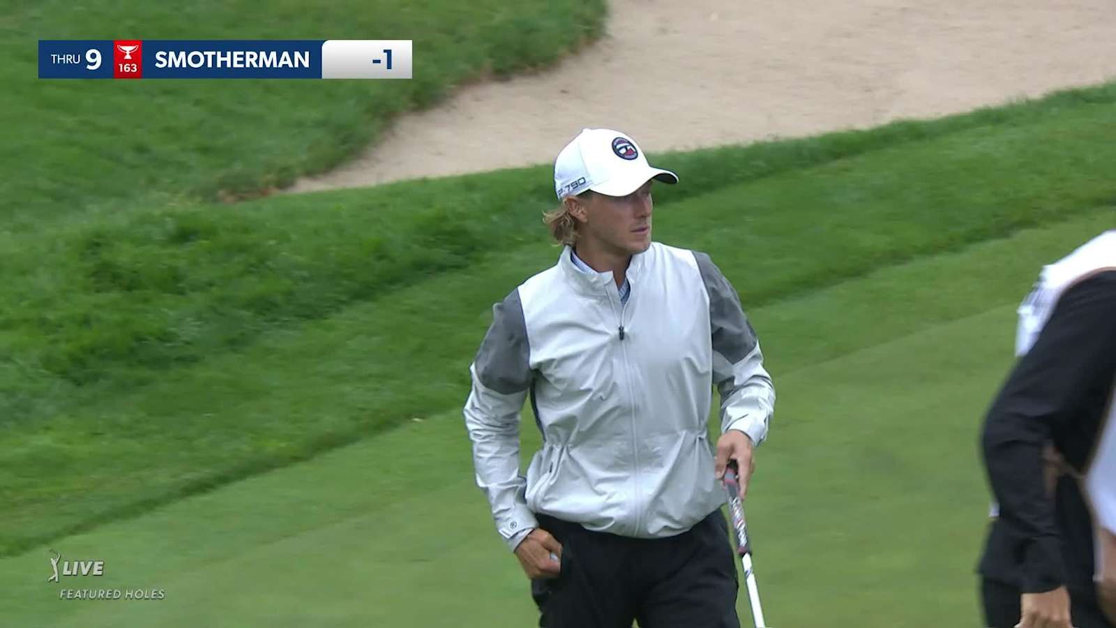 Austin Smotherman drains 15-foot birdie putt at Wells Fargo