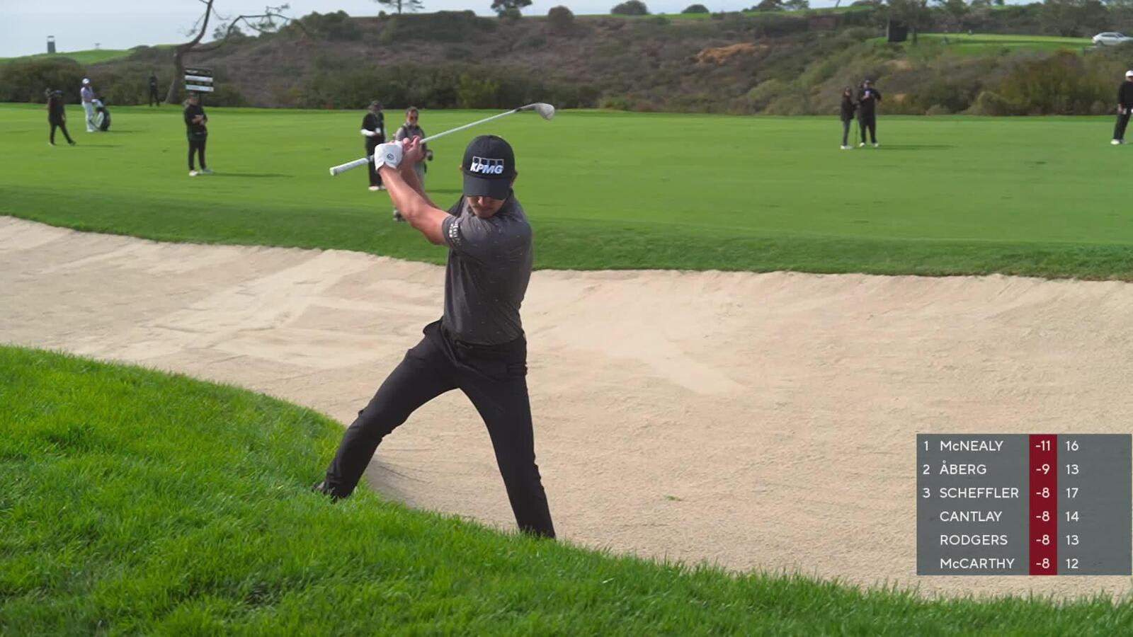 Maverick McNealy's critical par save on 71st hole at The Genesis