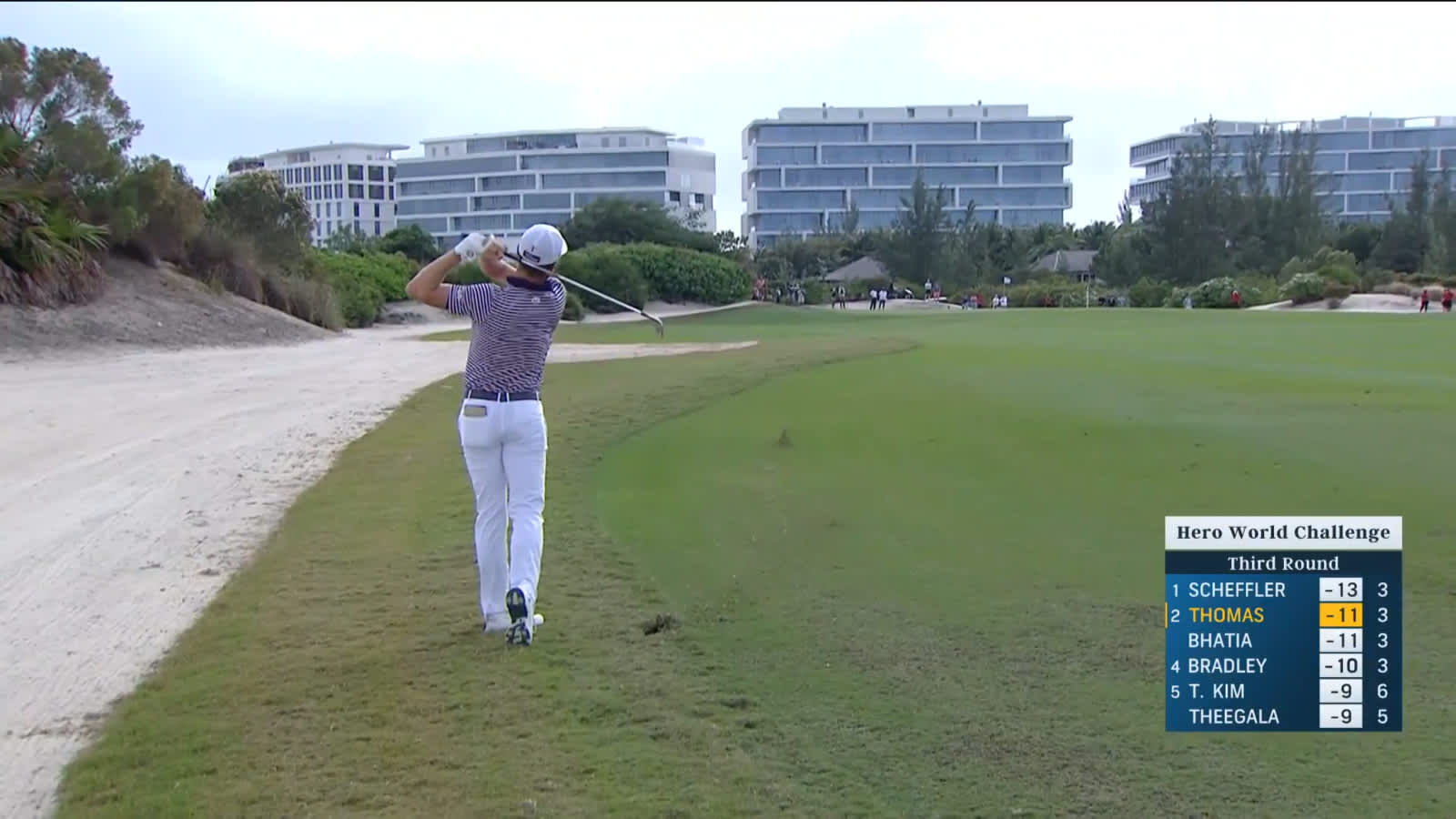 Justin Thomas uses nice approach to set up birdie at Hero World Challenge