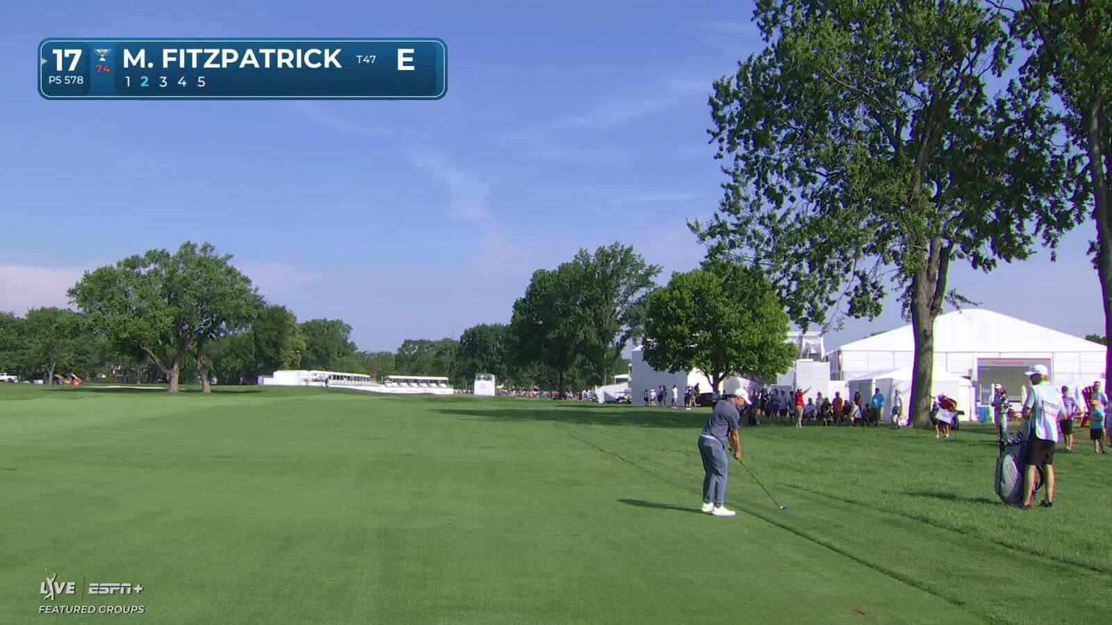 Matt Fitzpatrick makes birdie on No. 17 at Rocket Classic