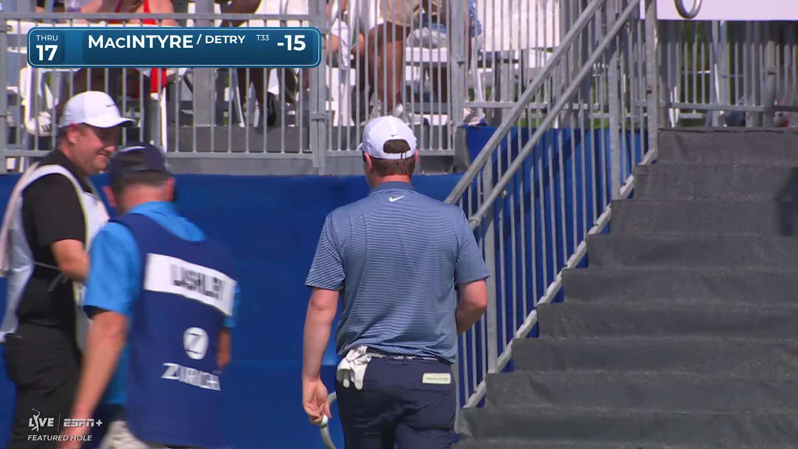 Robert MacIntyre makes birdie on No. 17 at Zurich Classic