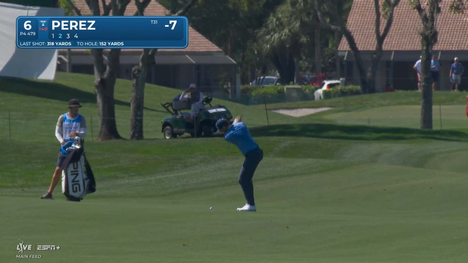 Victor Perez sends approach to 9 feet and birdies at Cognizant Classic