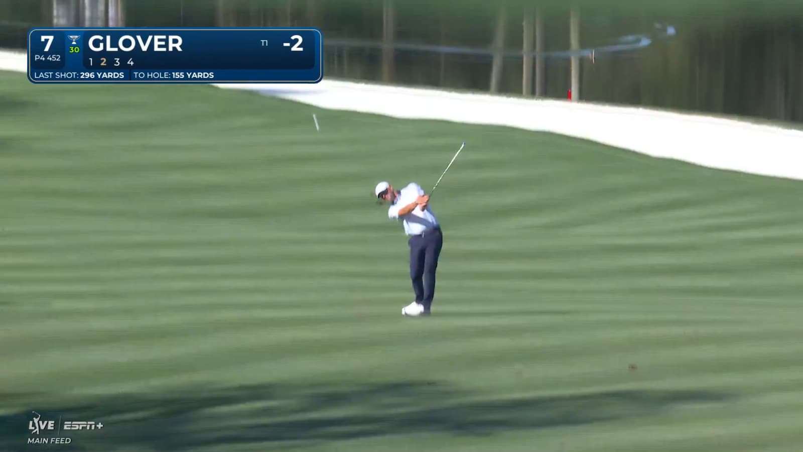 Lucas Glover sticks approach to set up birdie at THE PLAYERS