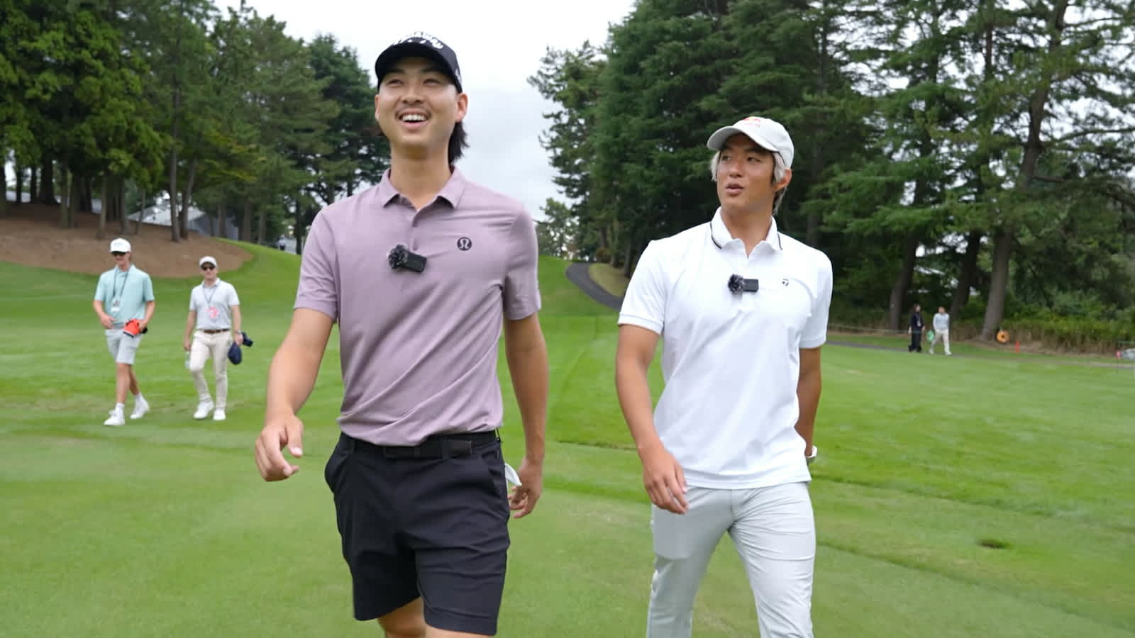 Min Woo Lee plays with Olympic silver medalist Kanoa Igarashi at ZOZO
