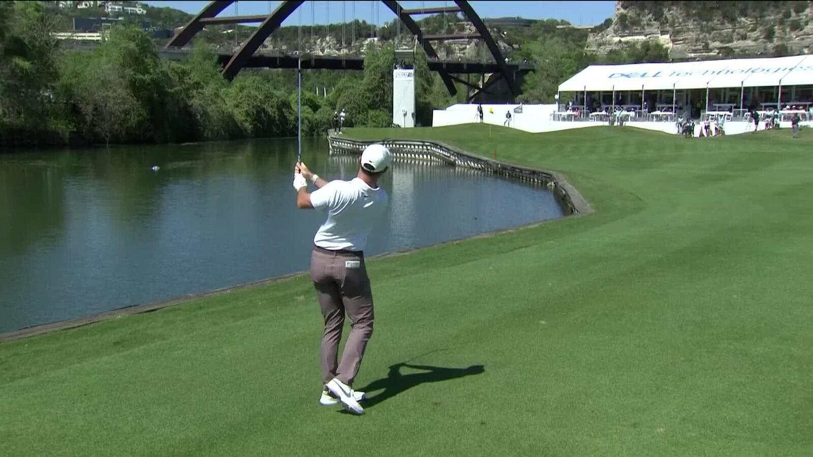 Rory McIlroy makes a sensational soggy par on No. 12 at WGC-Dell Match Play