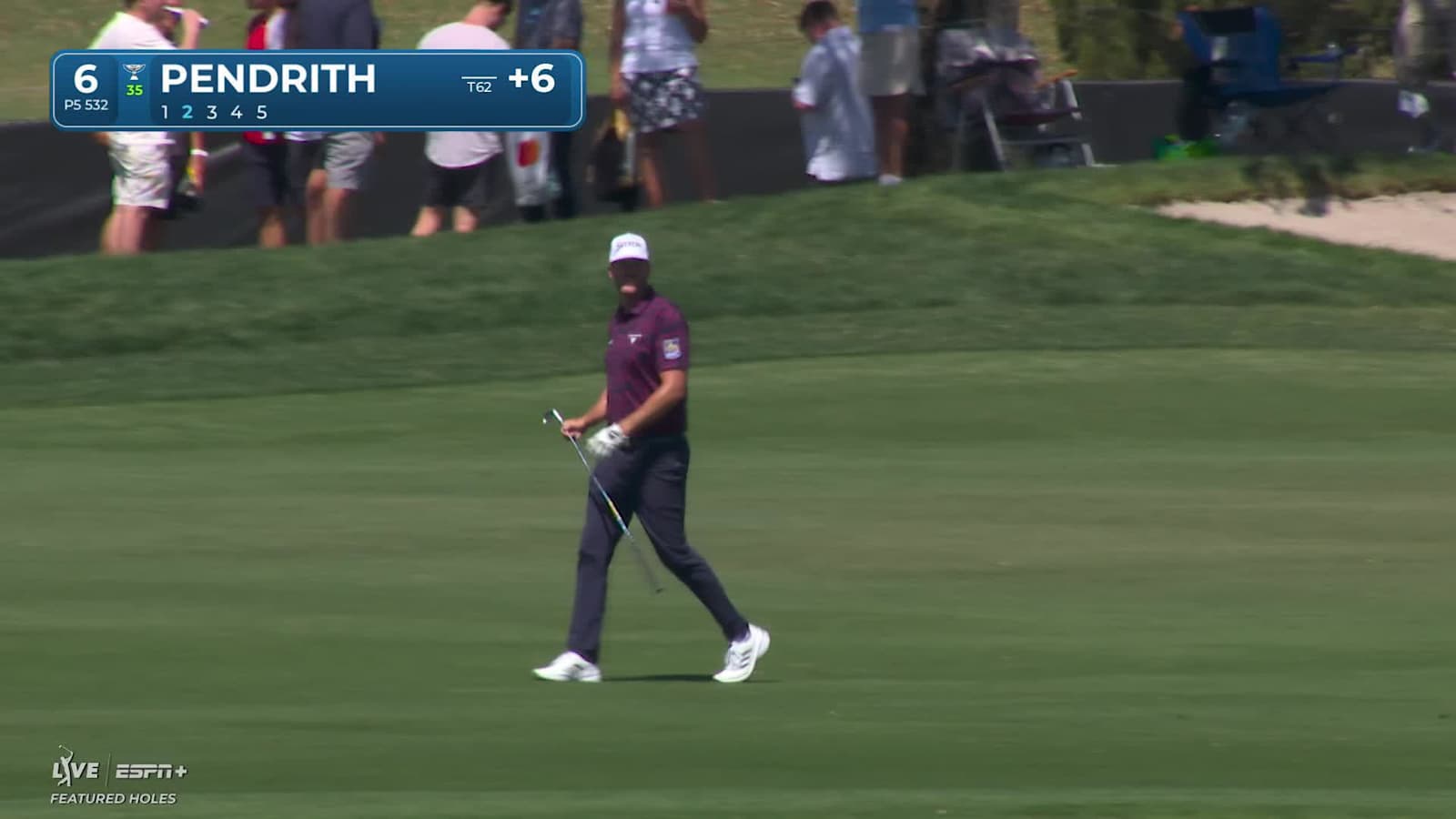 Taylor Pendrith makes birdie on No. 6 at Arnold Palmer Invitational