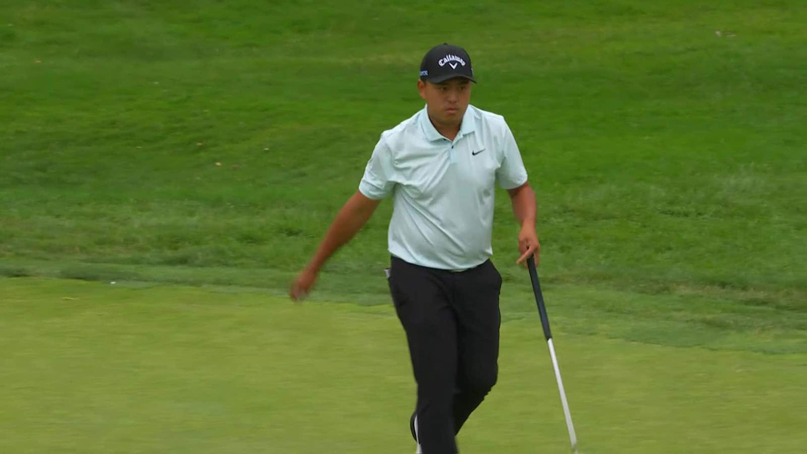 Kevin Yu makes birdie on No. 5 at Rocket Mortgage