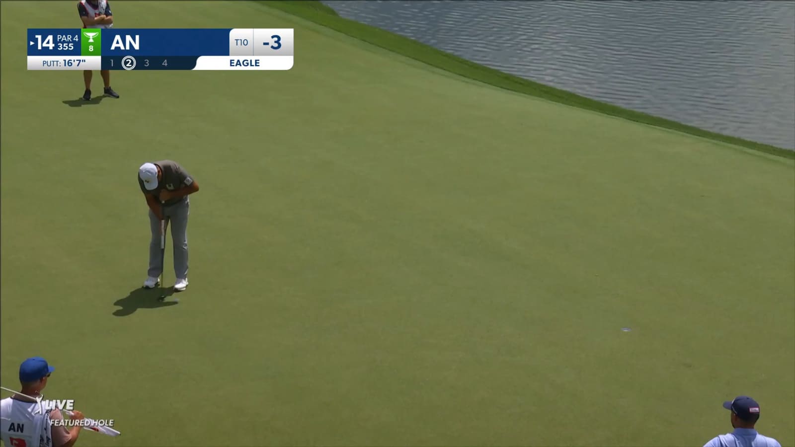 Byeong Hun An converts birdie putt at Wells Fargo