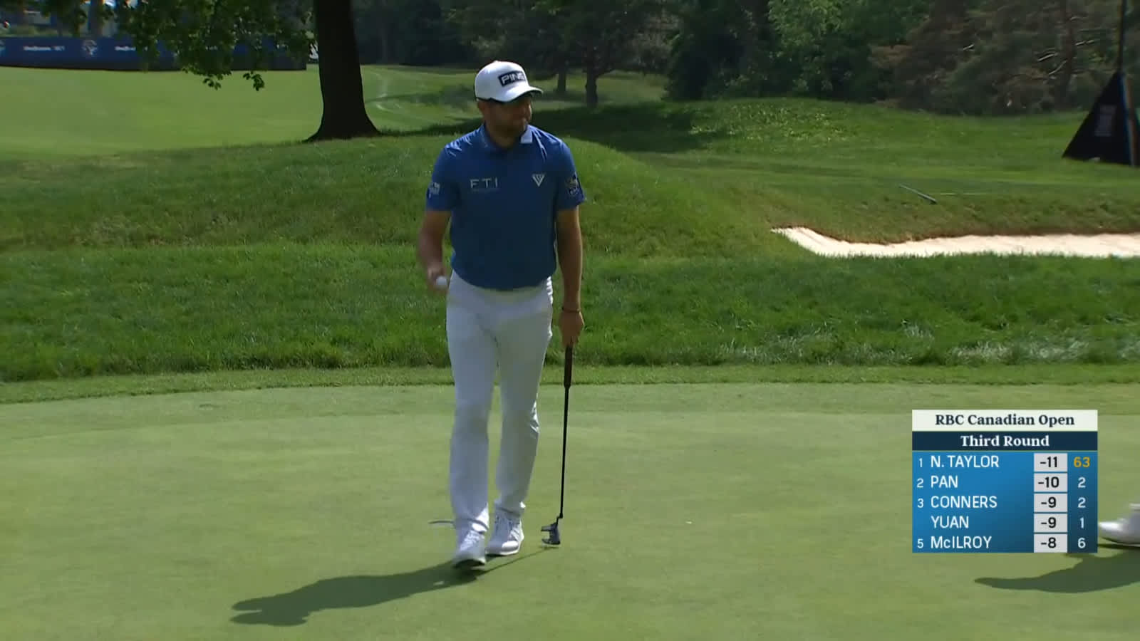 Corey Conners uses nice approach to set up birdie at RBC Canadian