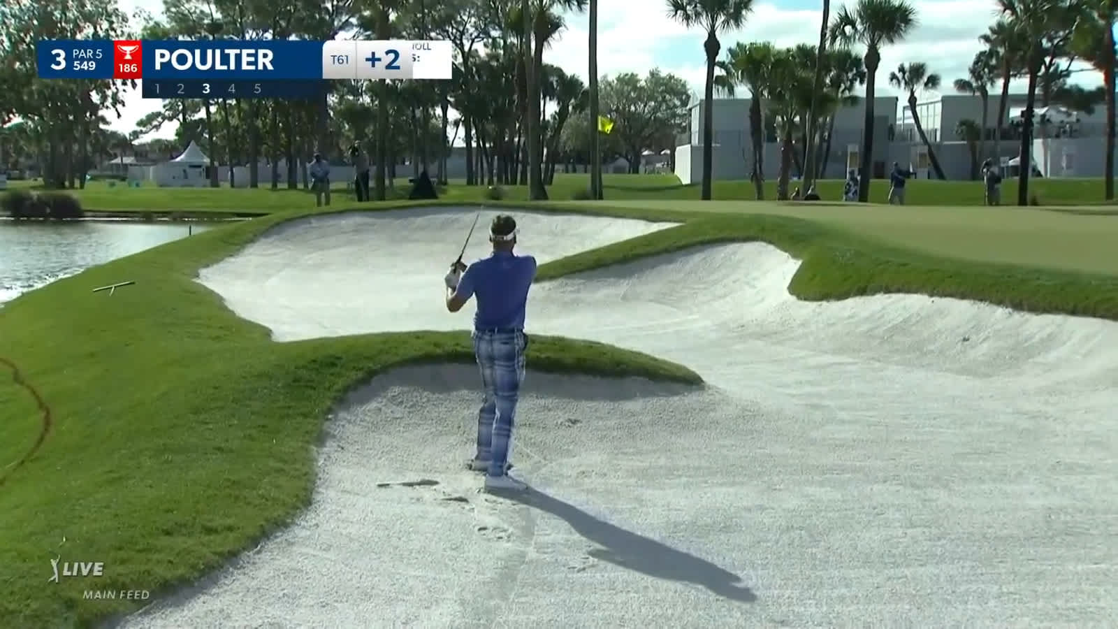 Ian Poulter's bunker play leads to birdie at Honda