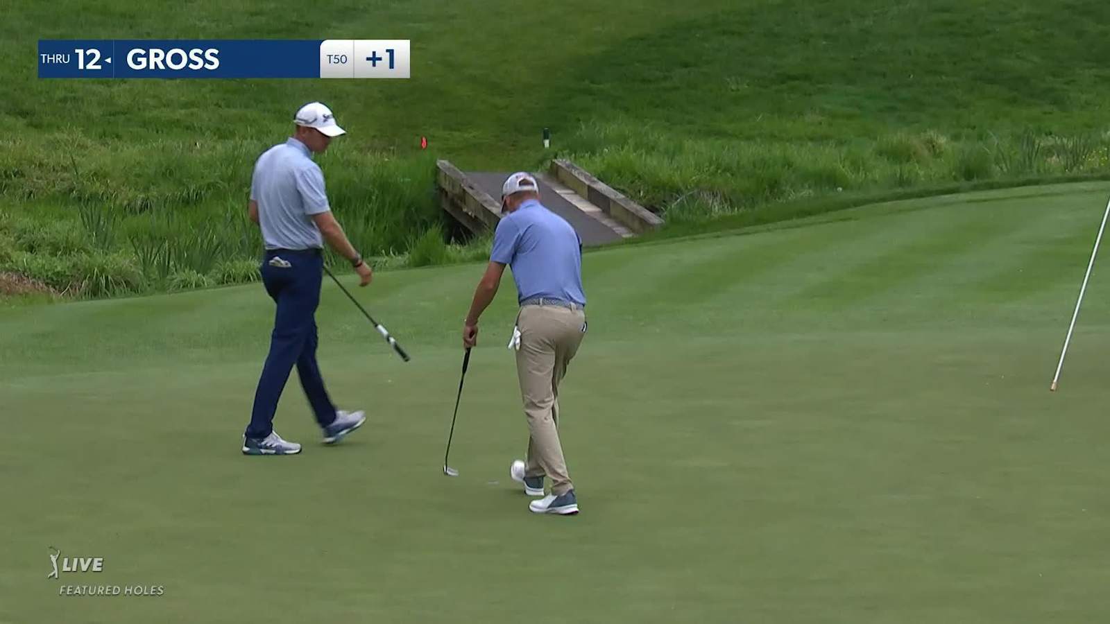 Larkin Gross makes 17-foot birdie putt at Wells Fargo