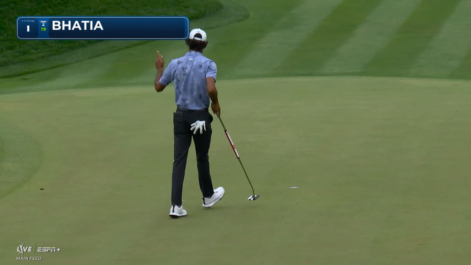 Akshay Bhatia opens up his final round with birdie at THE PLAYERS