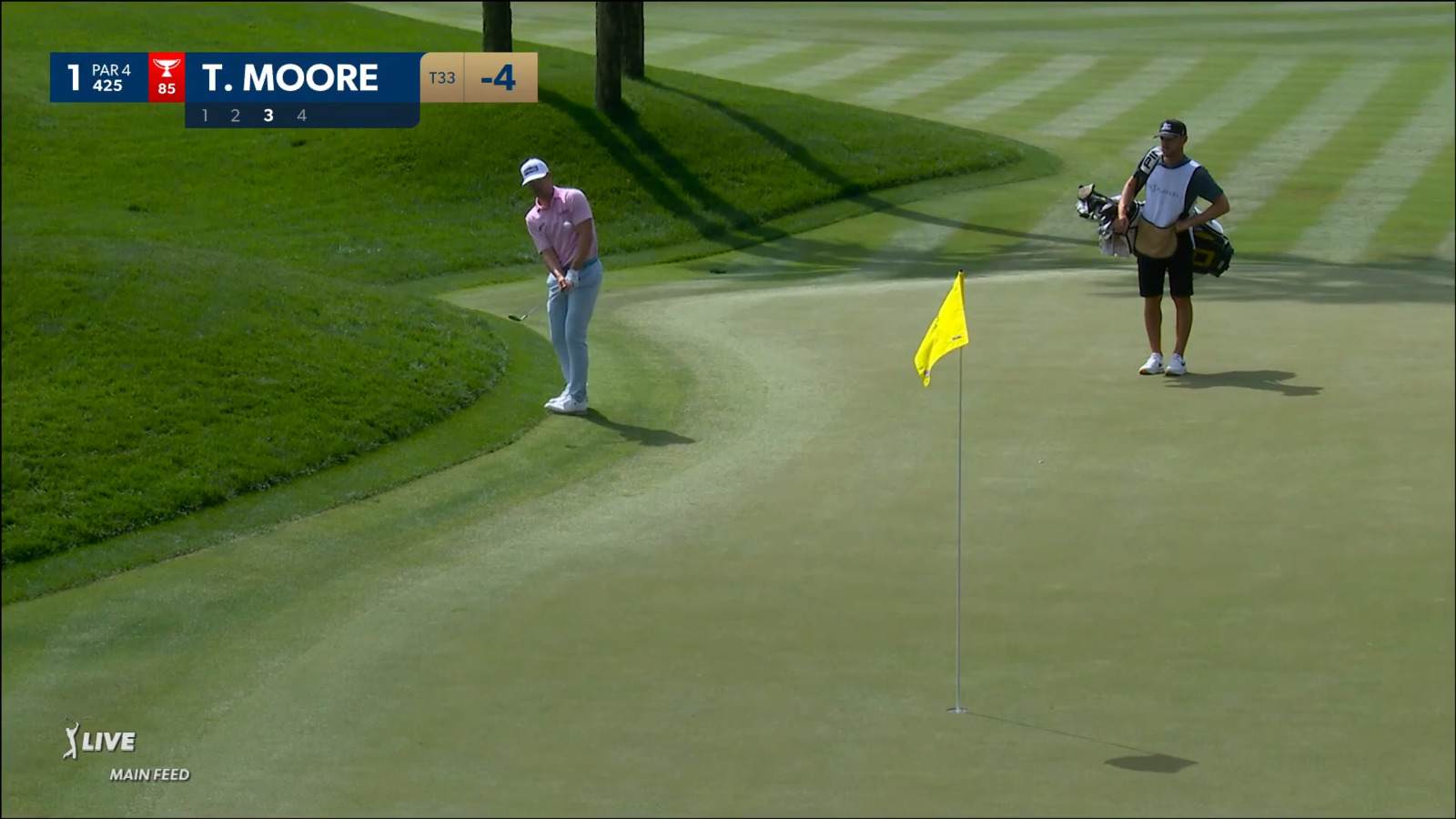 Taylor Moore chips in for birdie at THE PLAYERS