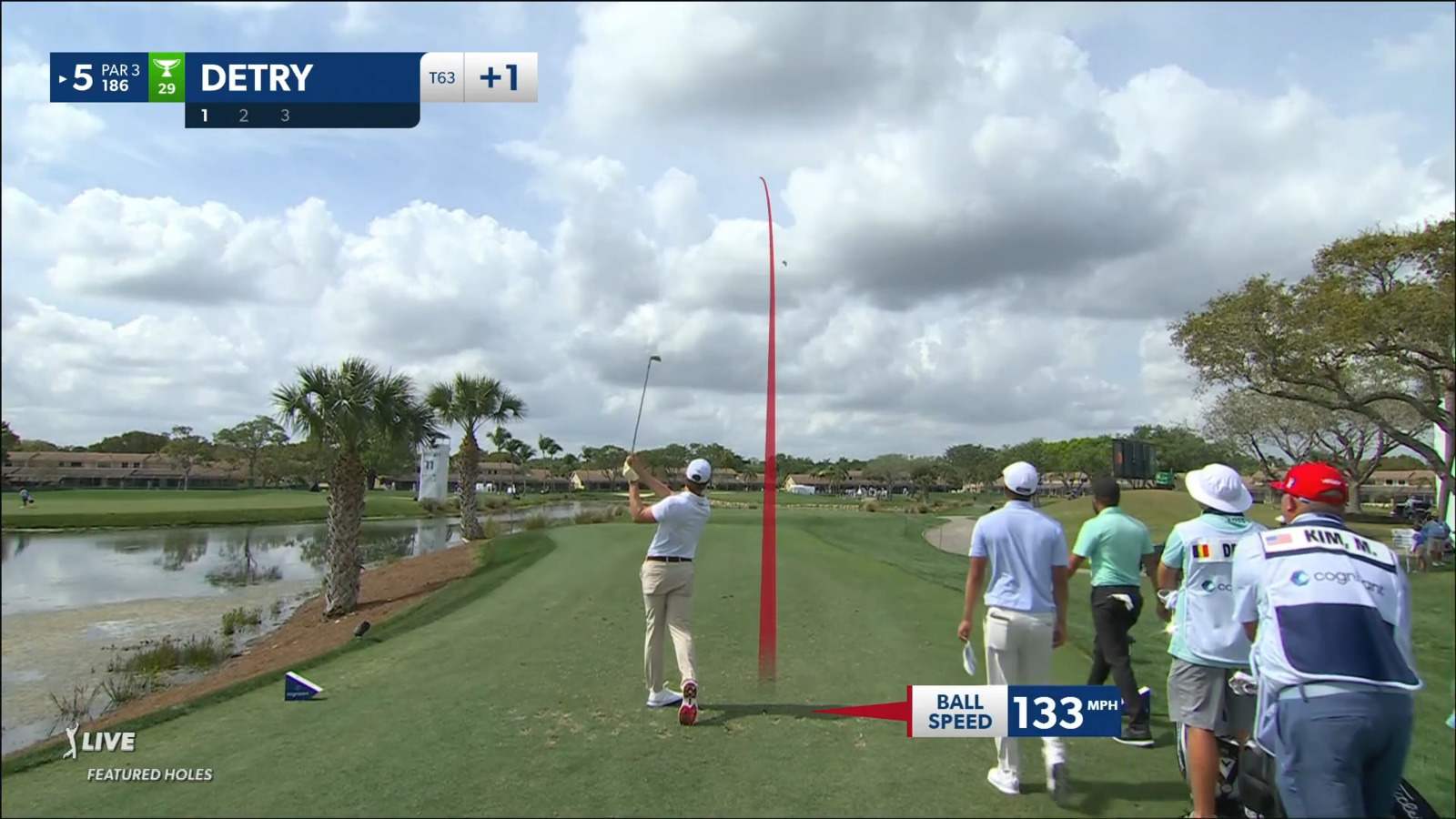 Thomas Detry's nice tee shot leads to birdie at Cognizant Classic