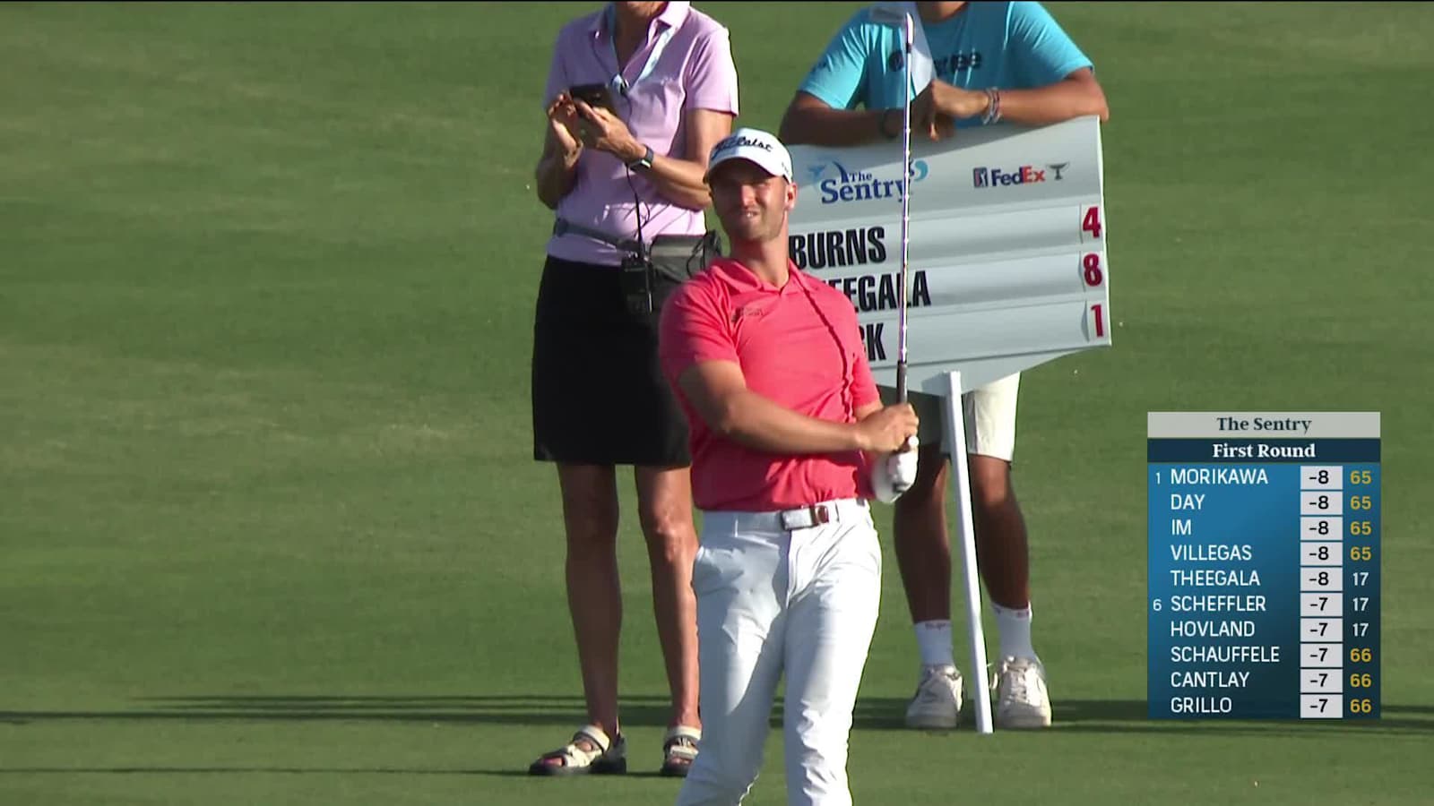 Wyndham Clark reaches green in two at Sentry