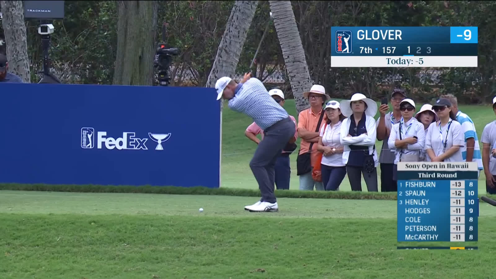 Lucas Glover leaves tee shot tight and birdies at Sony Open