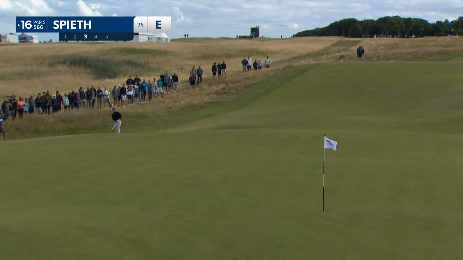 Jordan Spieth wedges it close to set up birdie at Genesis Scottish Open