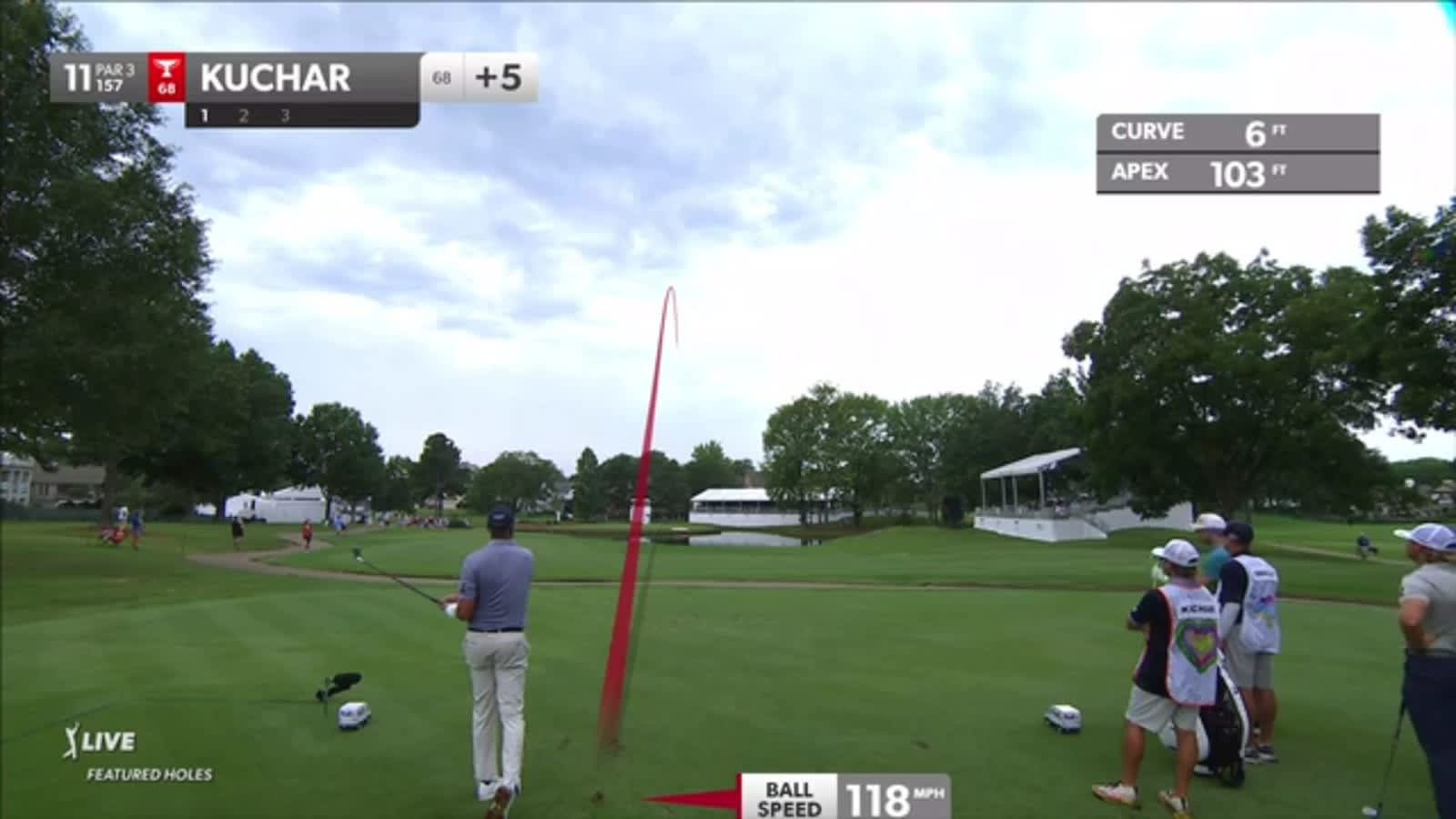 Matt Kuchar's nice tee shot leads to birdie at FedEx St. Jude