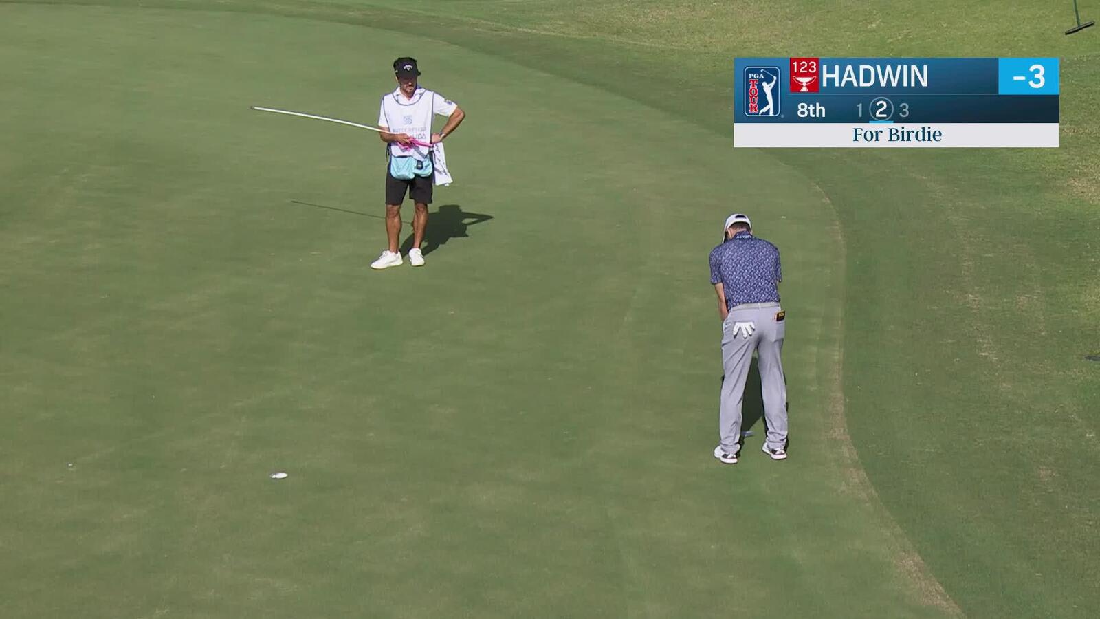 Adam Hadwin makes back-to-back birdies at Butterfield Bermuda