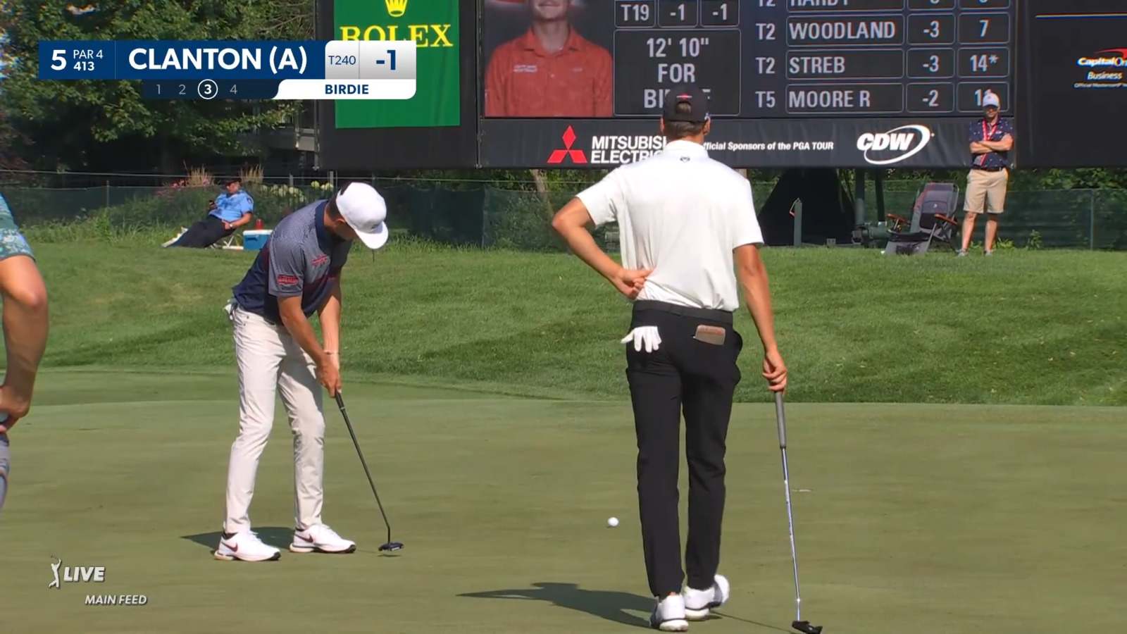 Luke Clanton trickles in birdie putt at 3M Open