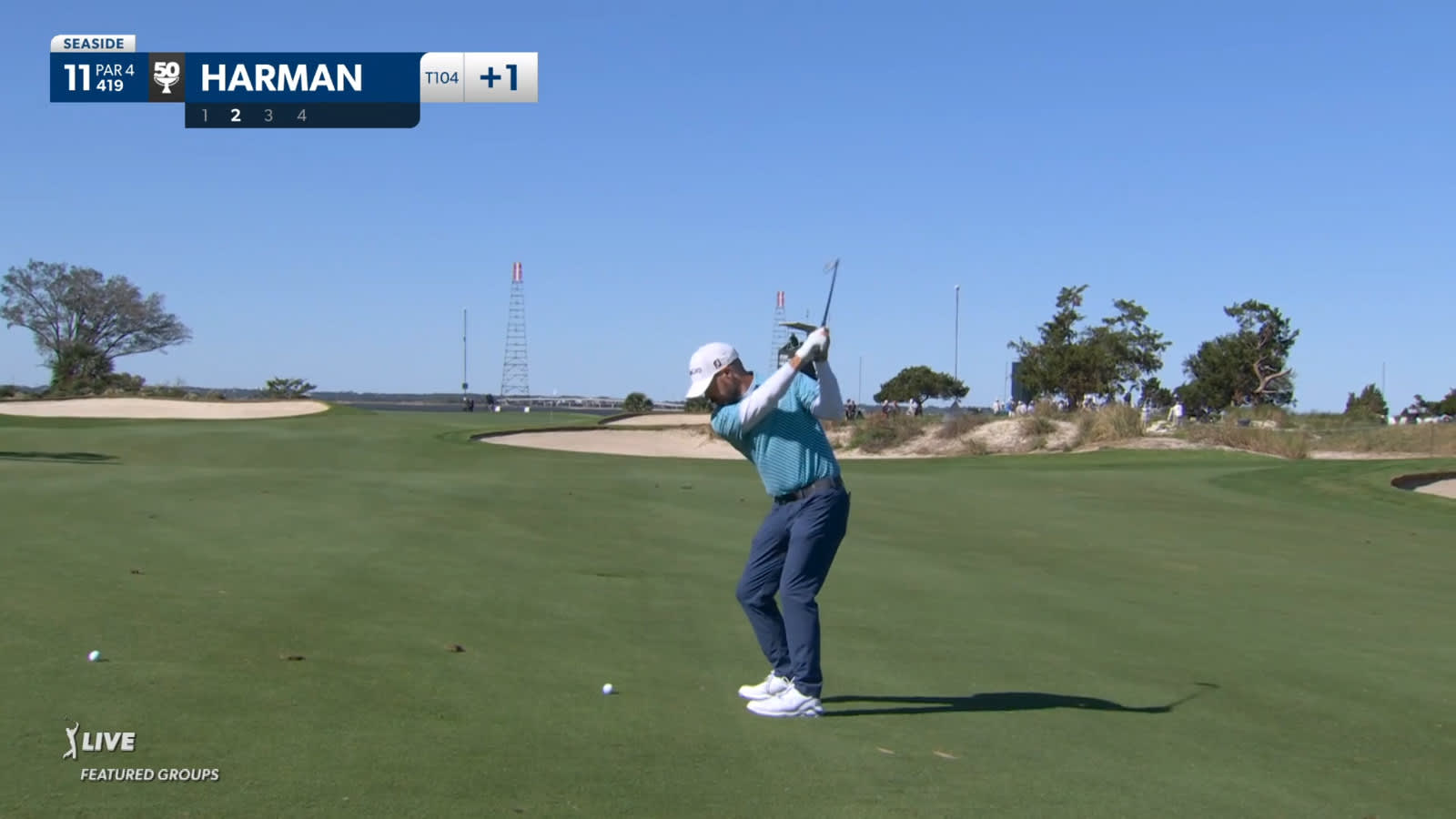 Brian Harman uses nice approach to set up birdie at The RSM Classic