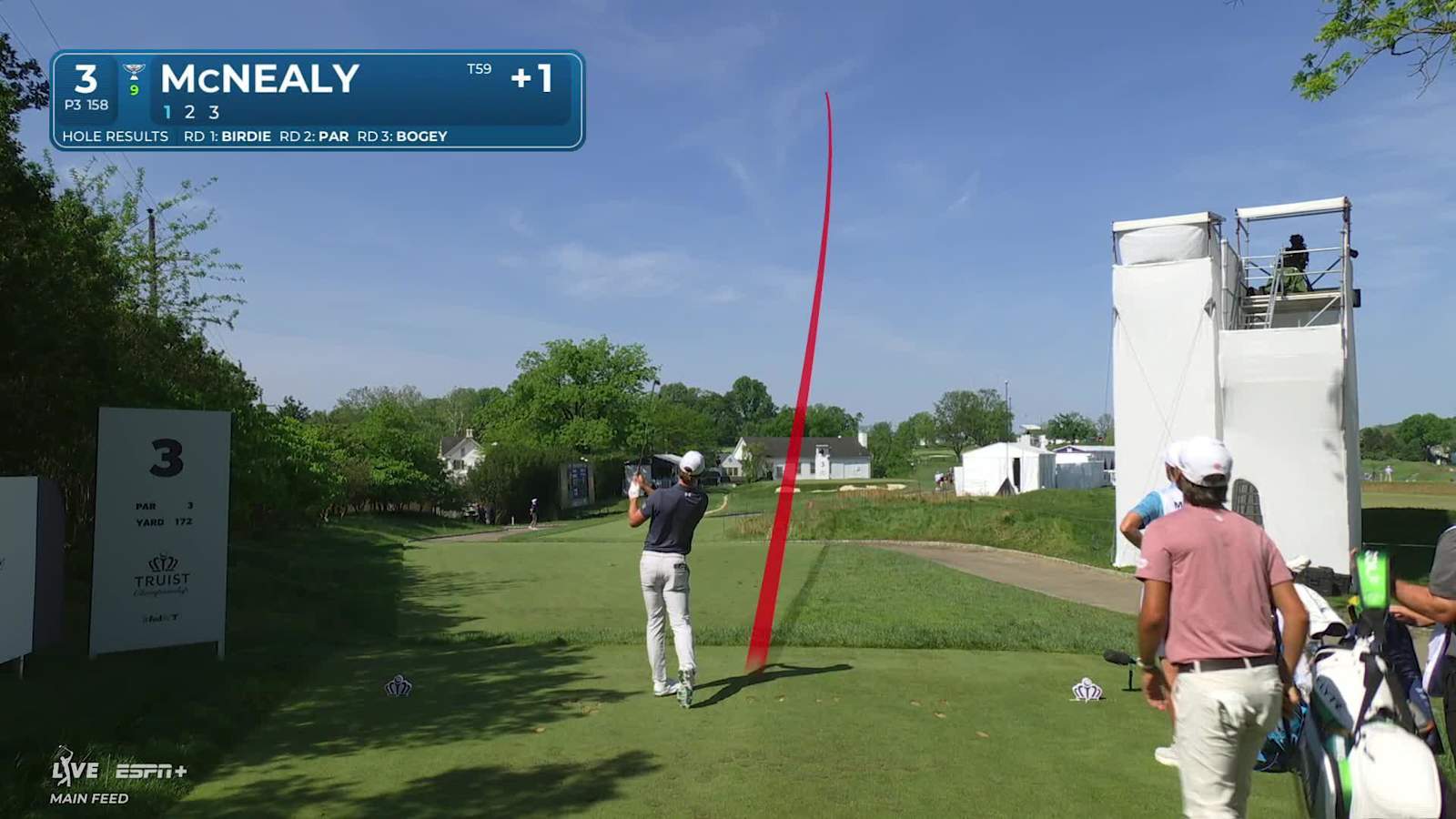 Maverick McNealy nearly aces No. 3 at Truist Championship