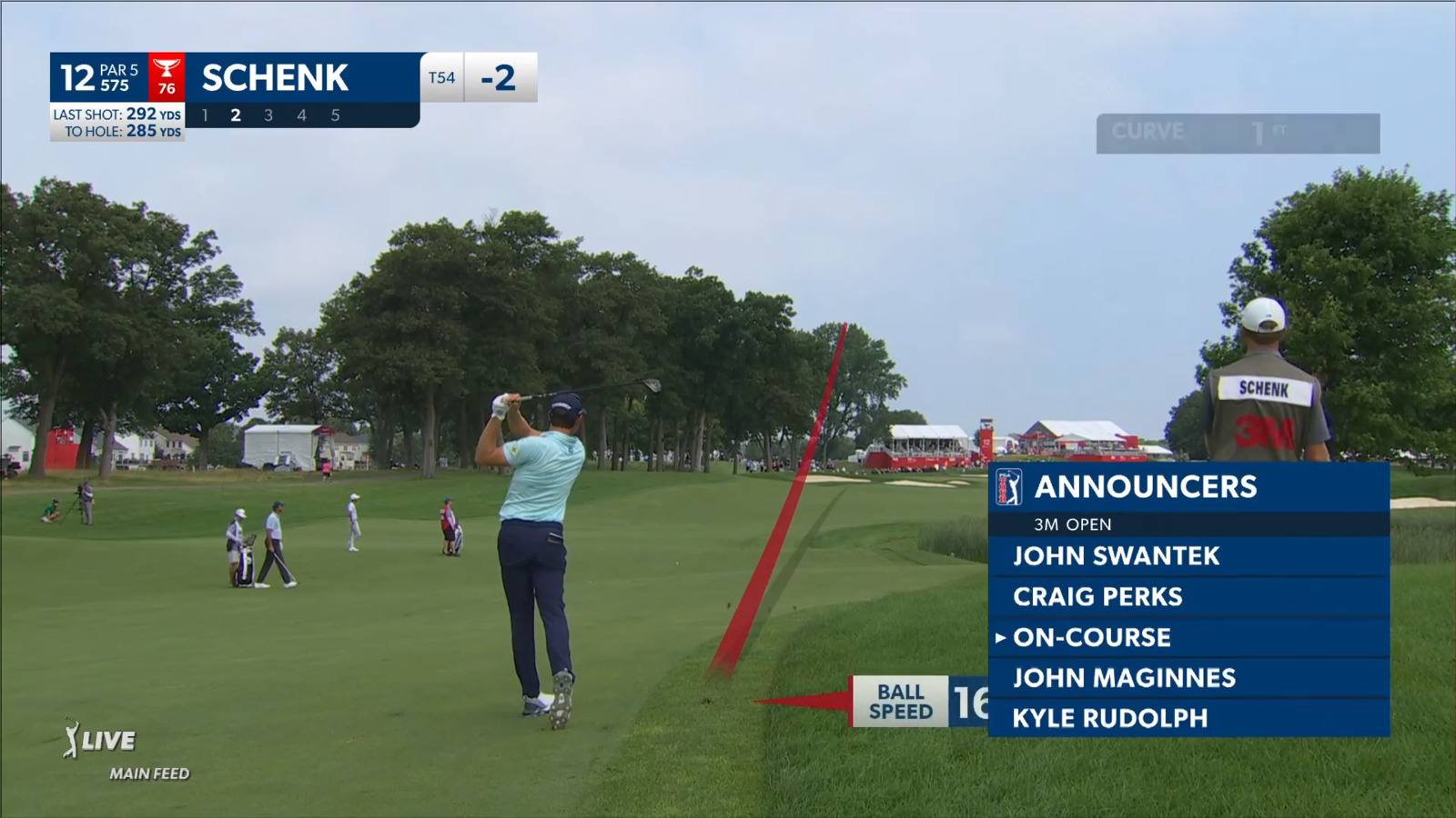 Adam Schenk gets up-and-down from bunker for birdie at 3M Open