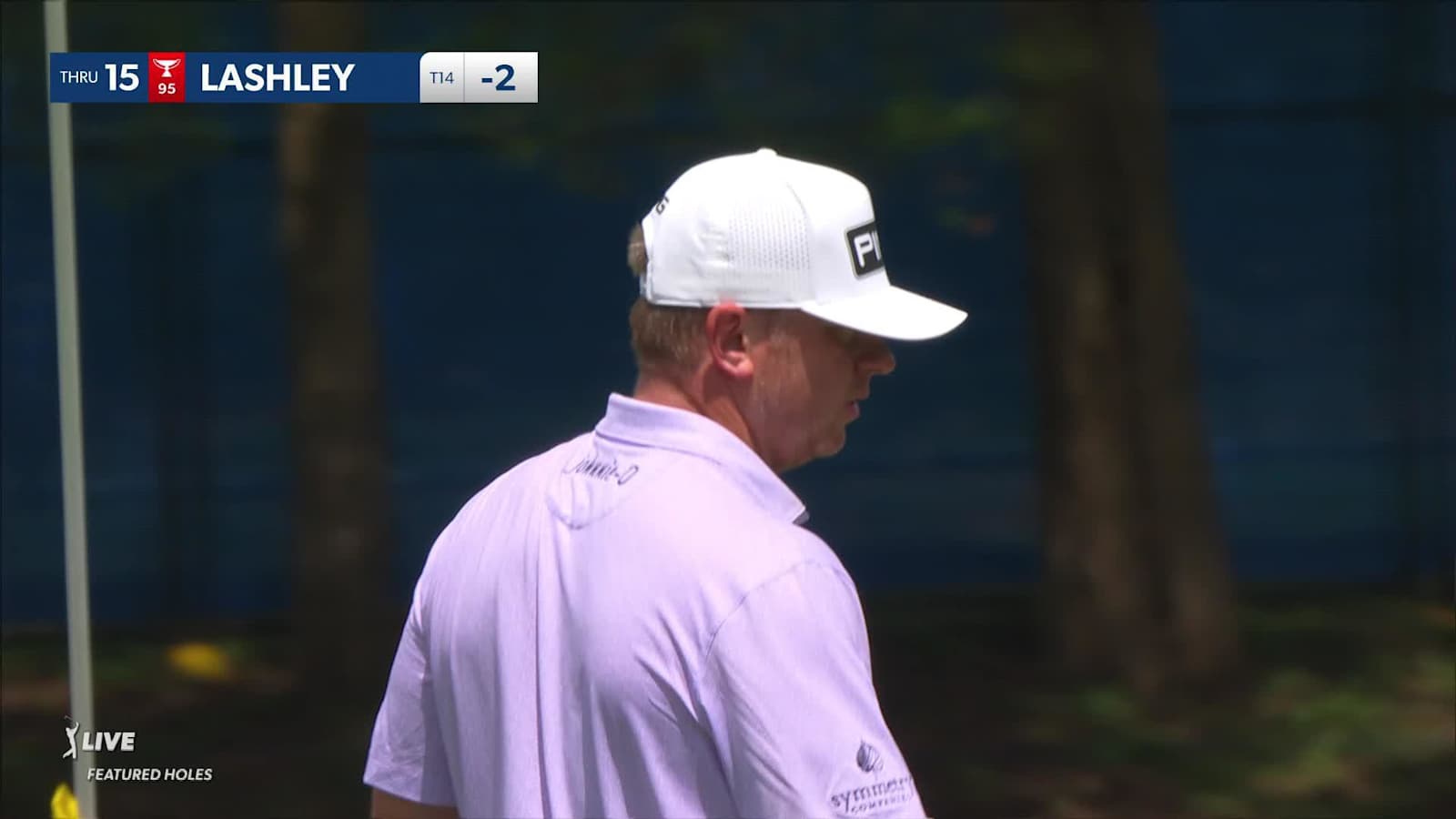 Nate Lashley makes 19-foot eagle putt at Wyndham
