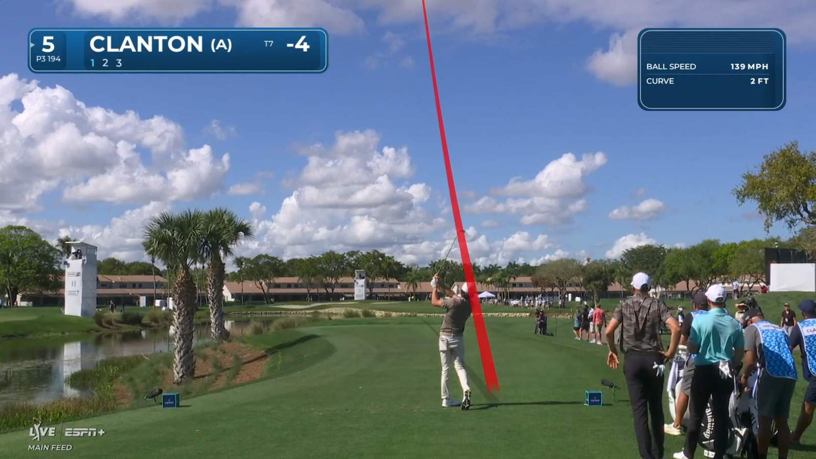 Luke Clanton nearly aces to set up tap-in birdie at Cognizant Classic