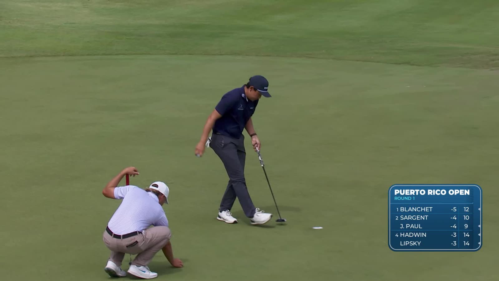 Dylan Wu makes birdie on No. 15 at Puerto Rico